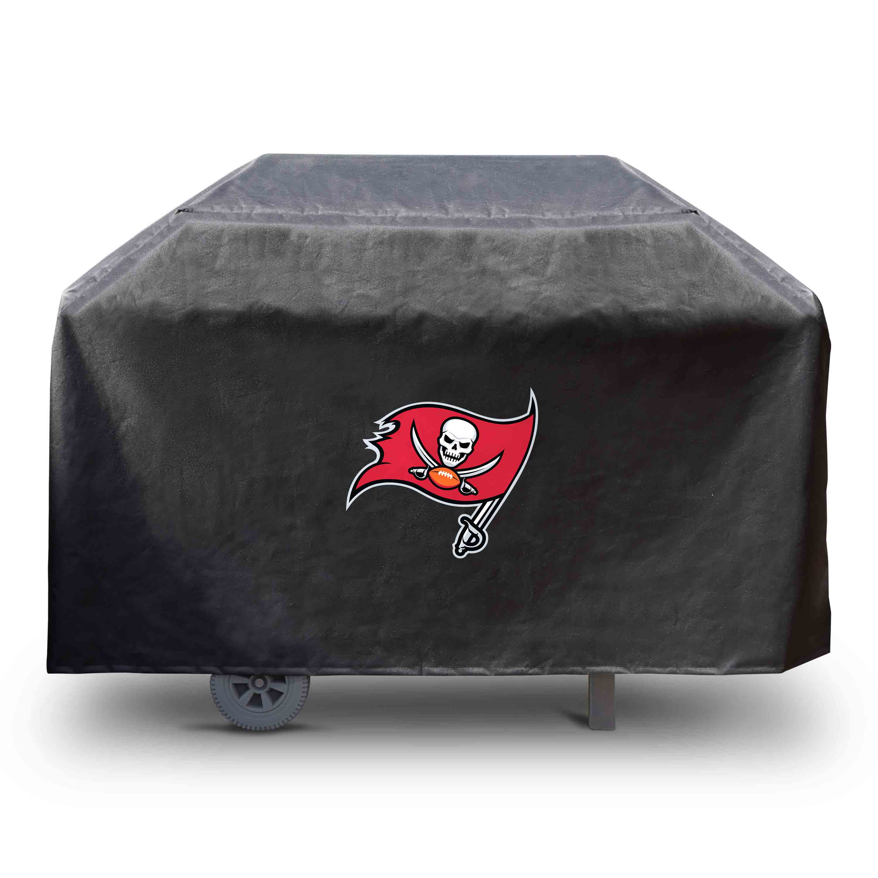FANMATS 41151 Tampa Bay Buccaneers 4 burner grill cover 68-Inches W x 35-Inches H Black Fits most Cover