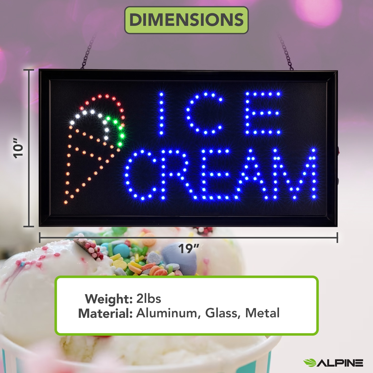 Alpine Industries 497-13-2PK Neon-Signs - View #3