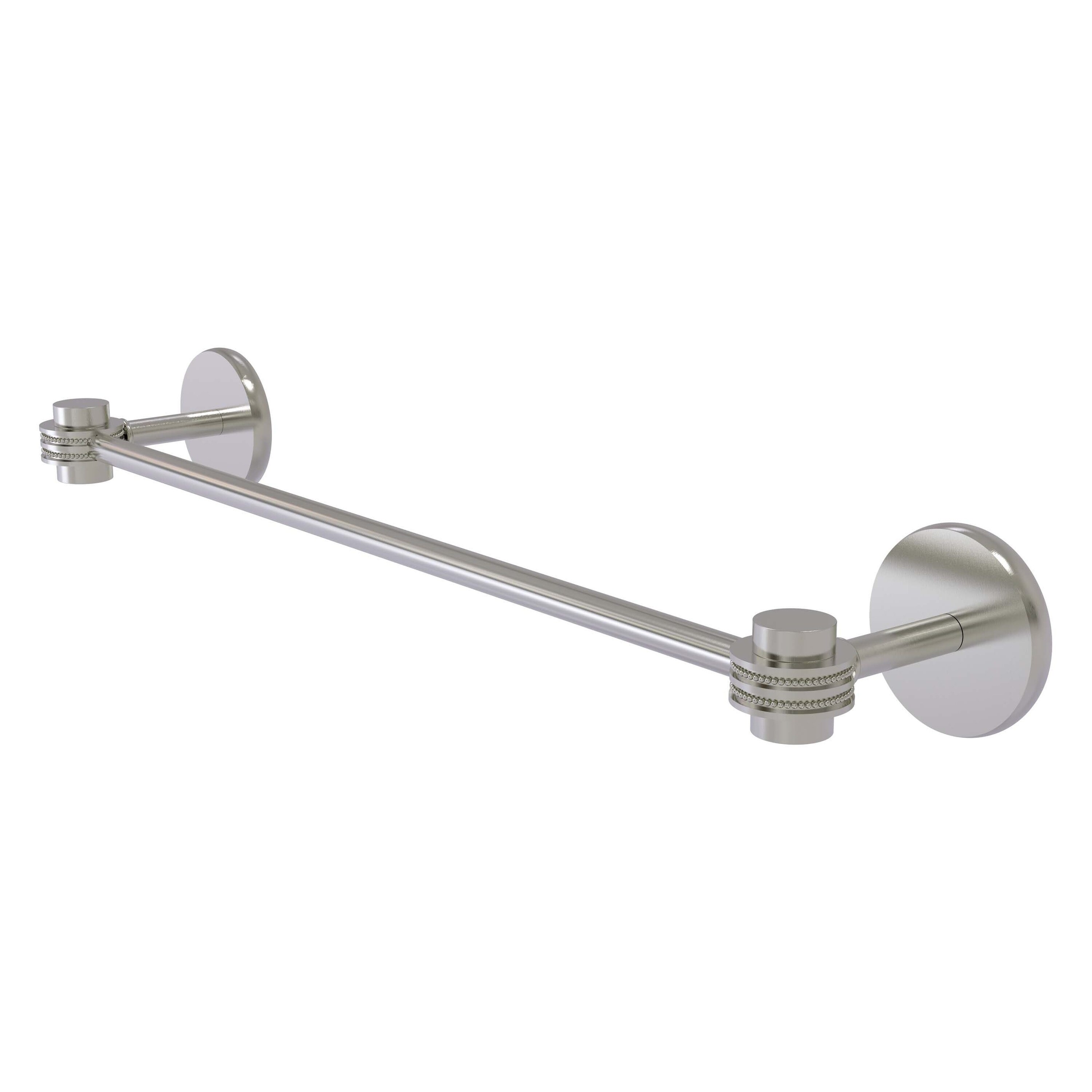 Allied Brass 7131D/36-SN Satellite Orbit One 36-in Satin Nickel Wall mount Single Towel Bar