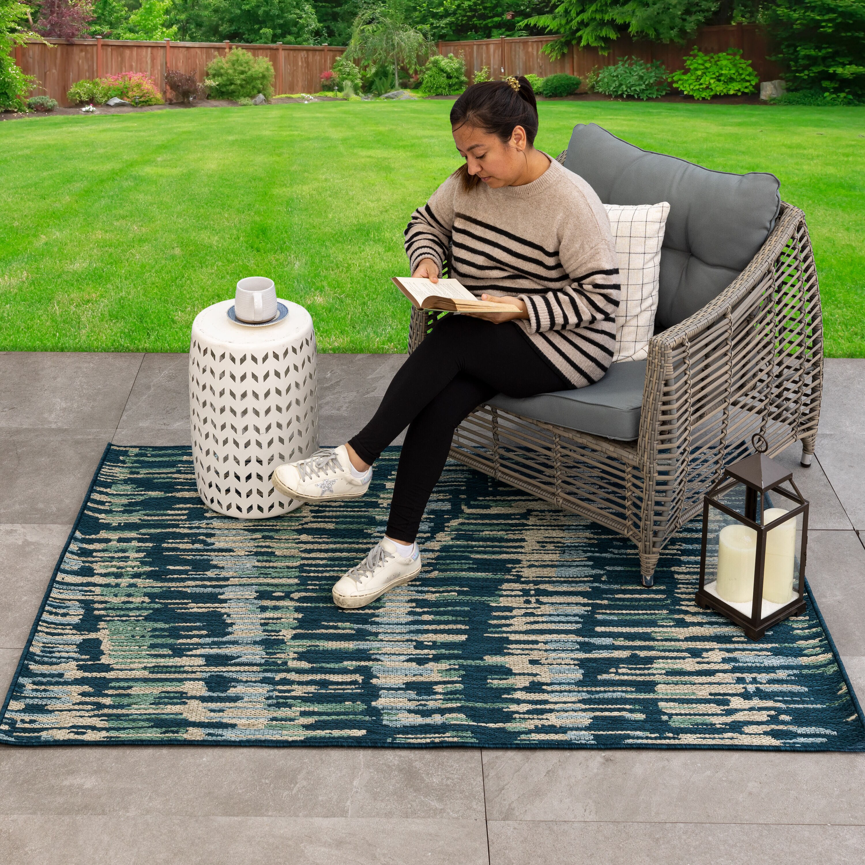 allen + roth with STAINMASTER R1348 103 047072 rugs - View #14