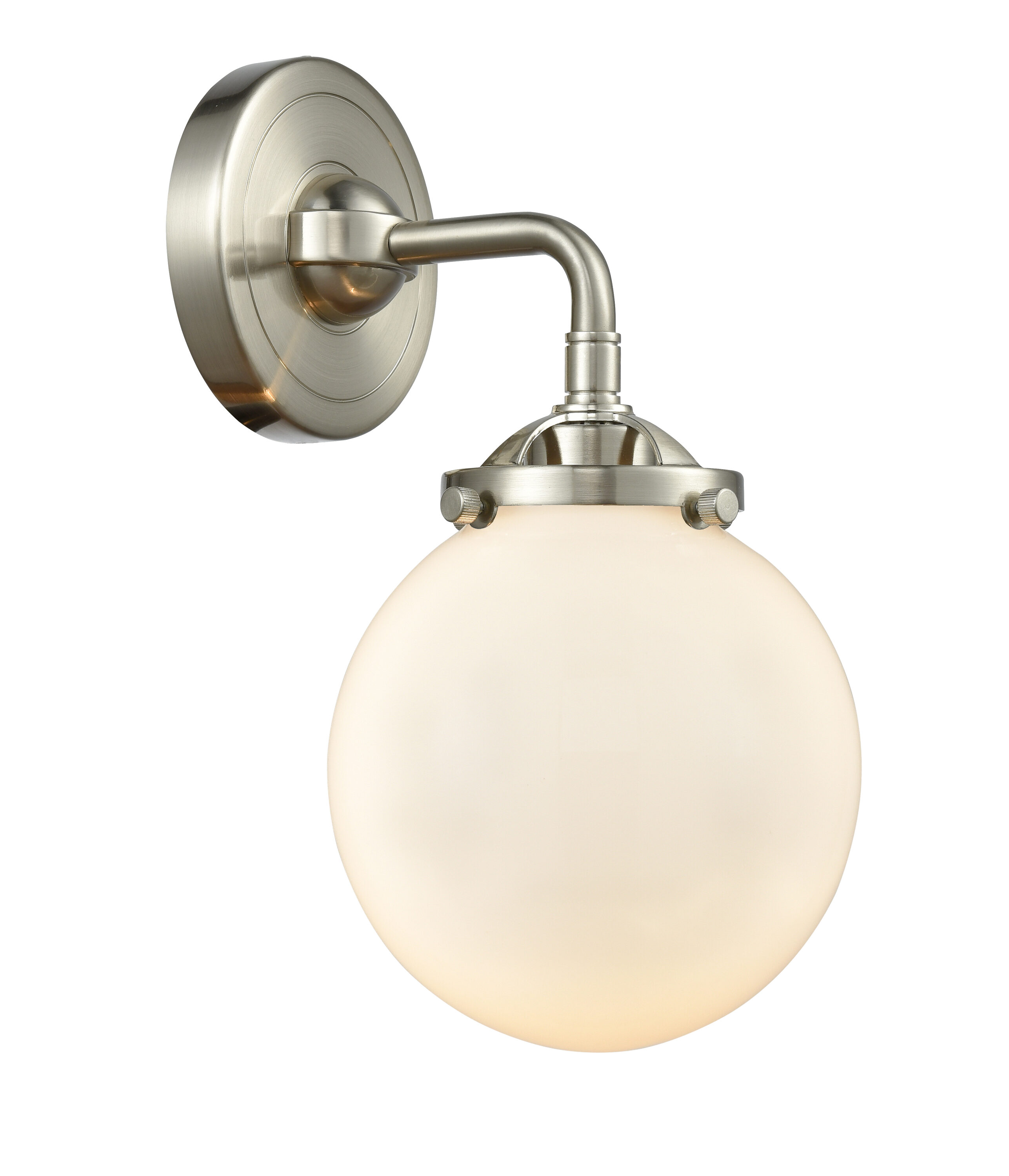 Innovations Lighting Beacon 6-in W 1-Light Brushed Nickel Modern ...