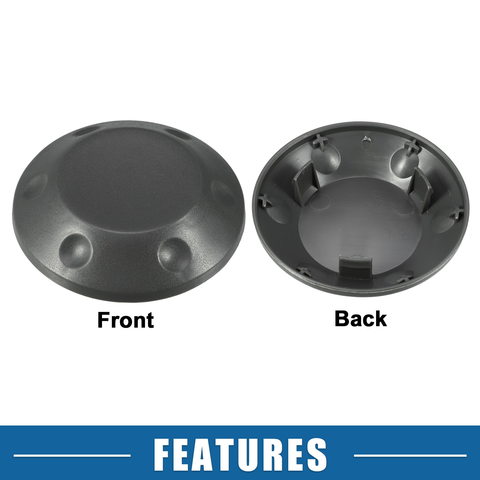Front Bumper End Cover Right-Left Side W/o Fog Ght Hole Replaces OEM 82721516 82721514 - Foto 9