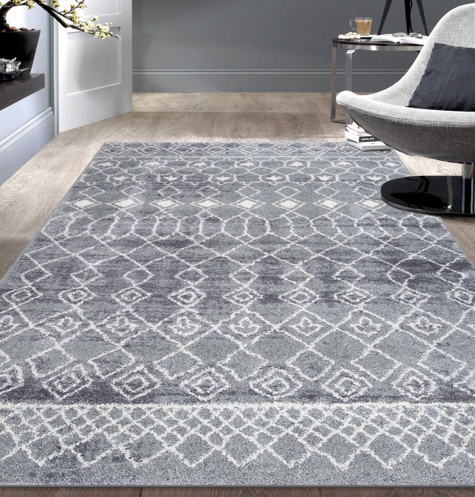 World Rug Gallery 168GRAY5X7  - View #2