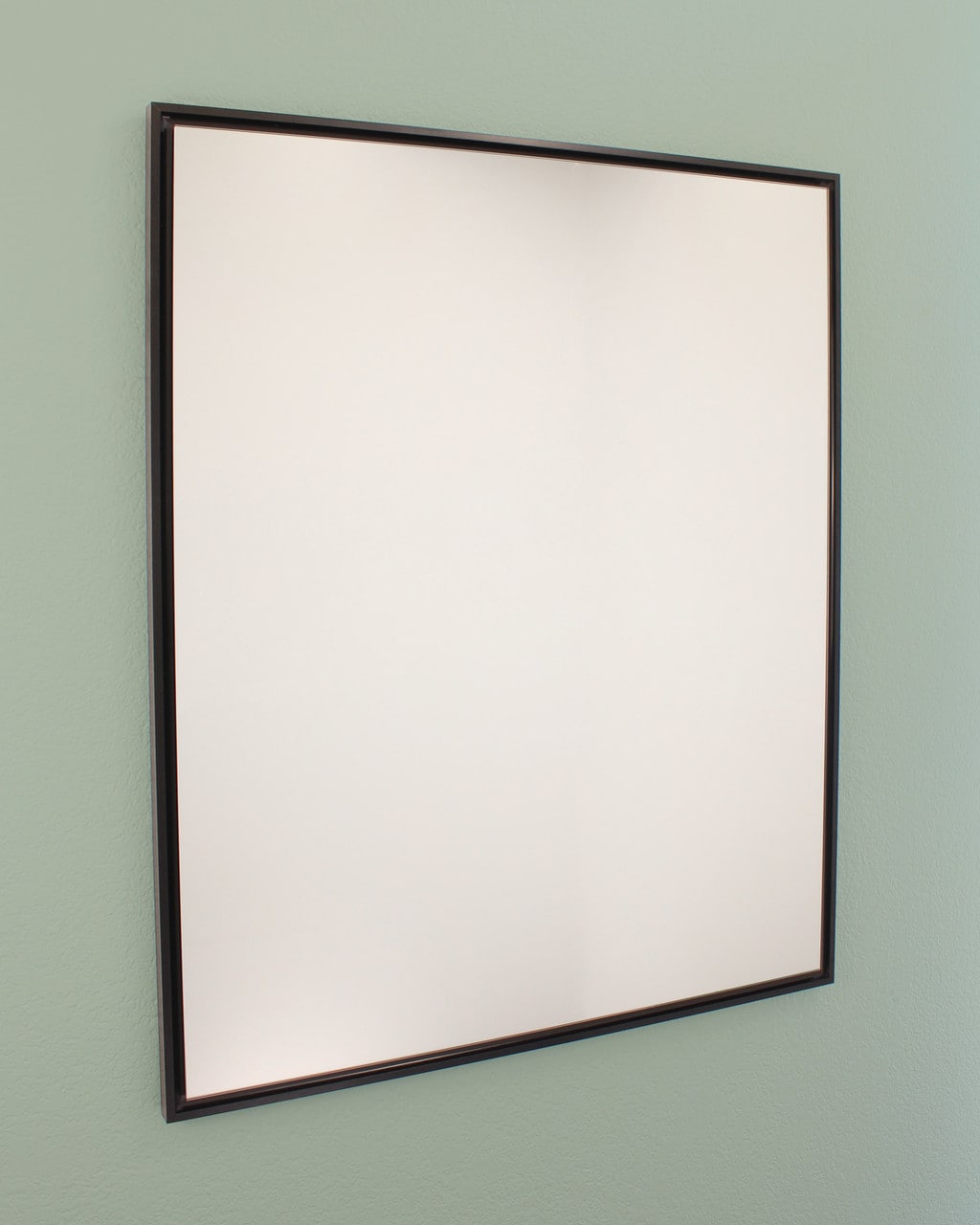 Fox Hollow Furnishings Parker Metro 30x36 Wall Mirror - Mount on Wall Horizontal-Vertical Portrait-Landscape - ideal as Hall Entryway Foyer or Bathroom Mirror - Black