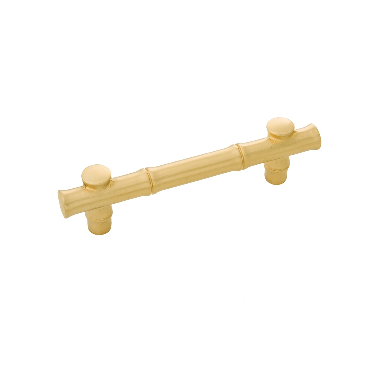 Belwith Keeler B056656-04 Bijou Junzi 3-3/4-in , 96mm Center to Center Satin Brass Rectangular Handle Drawer Pull