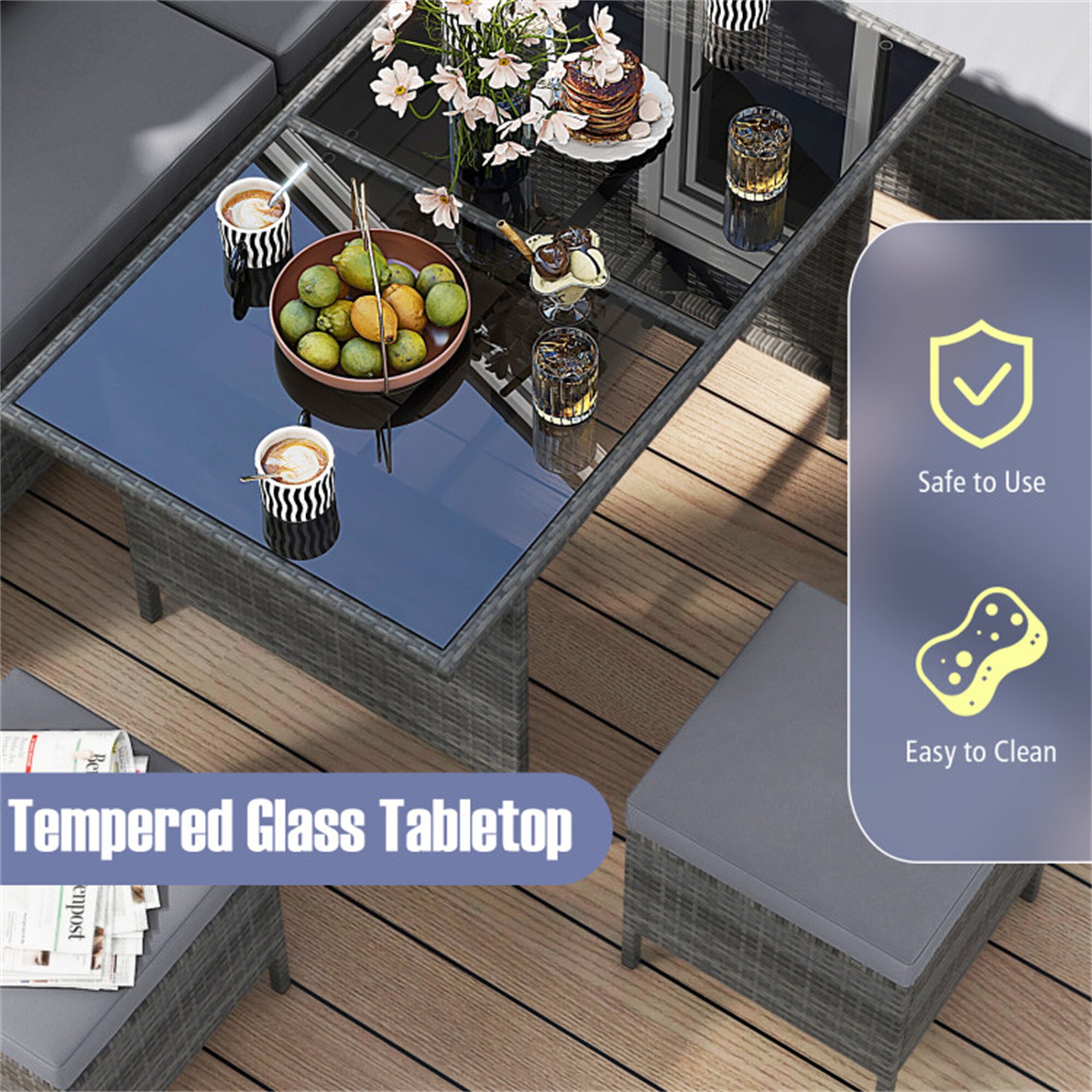 BABOOM BOM-0004AAA-OR Patio-Dining-Sets - View #7