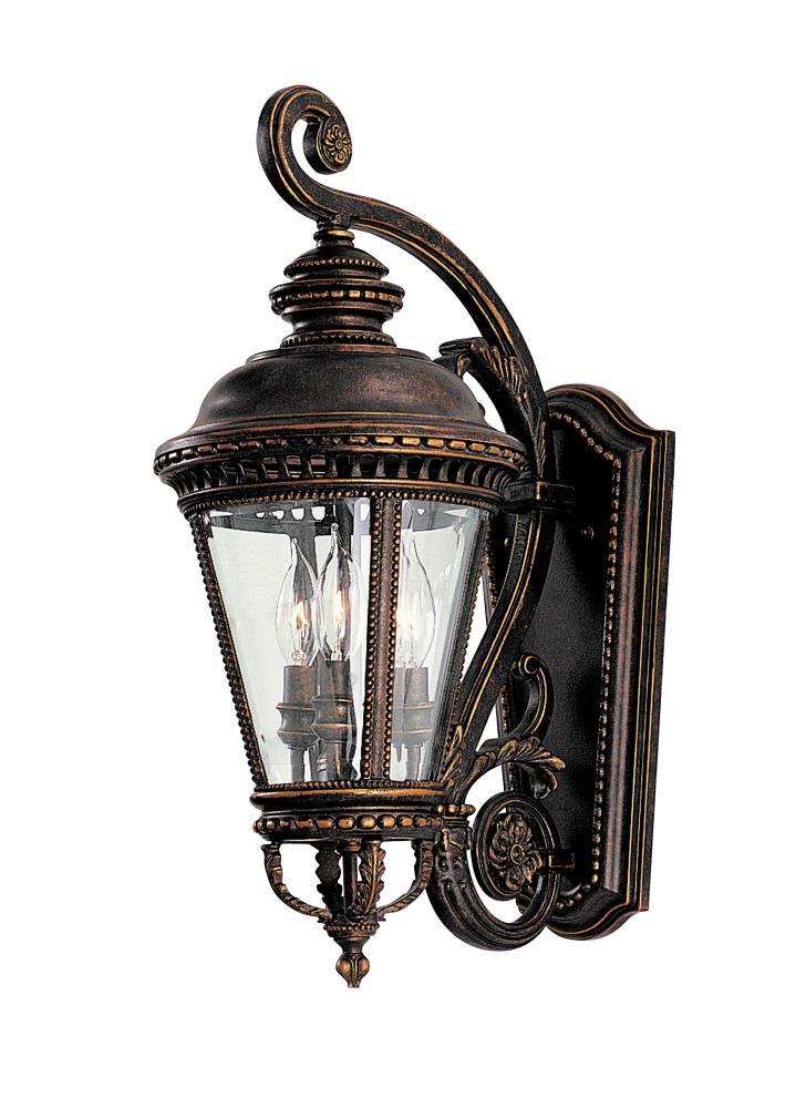 Feiss Castle 9.25-in W 1-Light Grecian Bronze Wall Sconce at Lowes.com