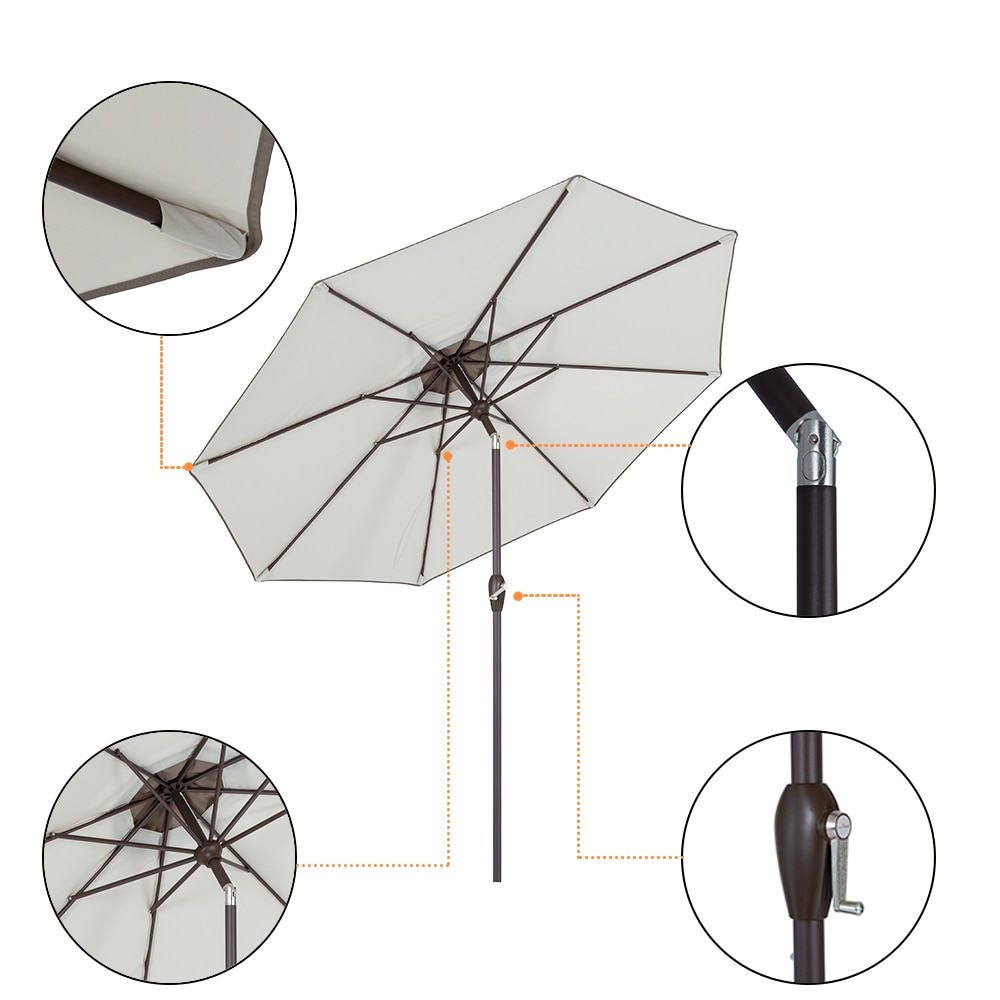 PolyTeak UMBL-9FT-BGG Umbrellas-2 - View #4