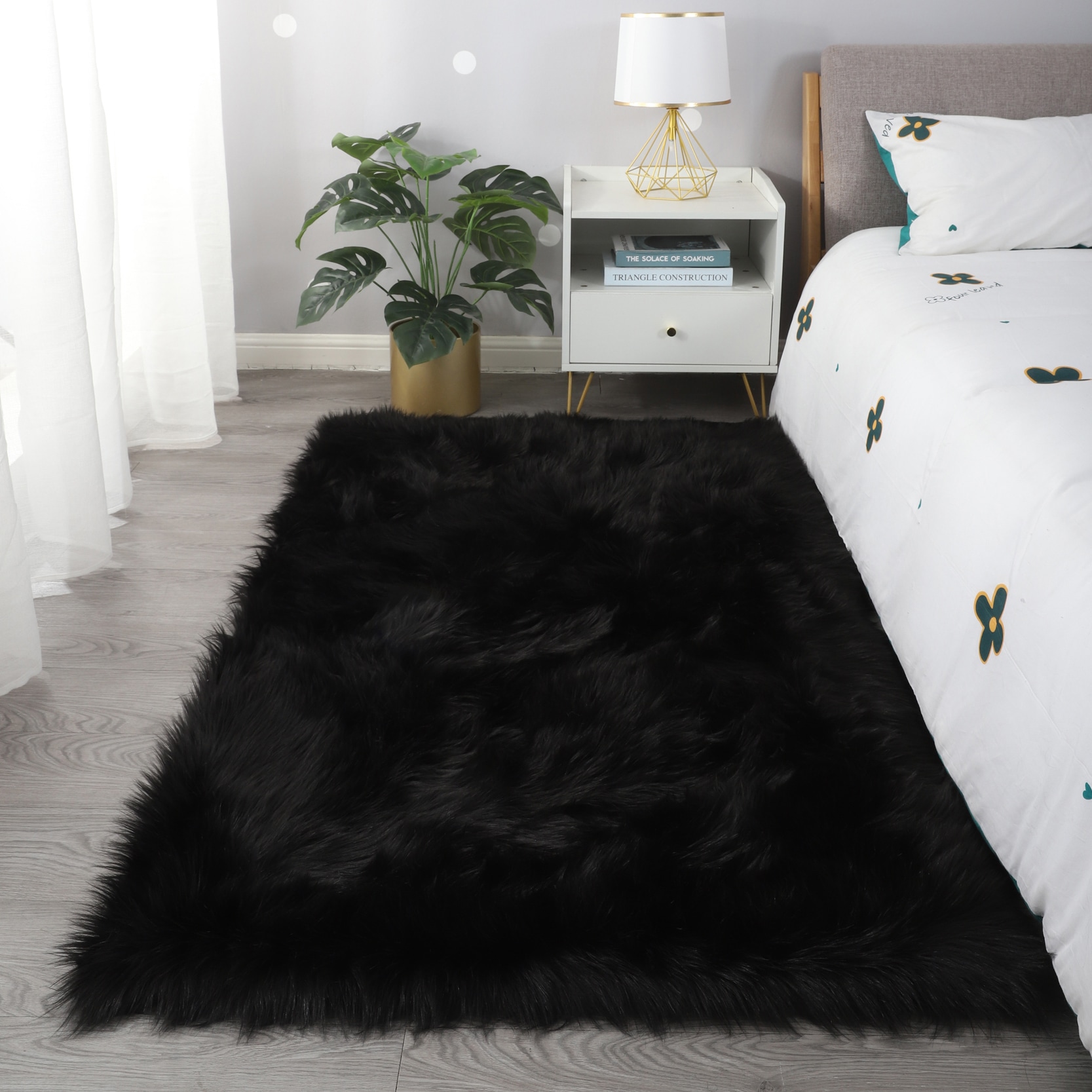 ToolCat NGG39-35-MT 5 x 7 (ft) Polyester Black Rectangular Indoor/Outdoor Area rug