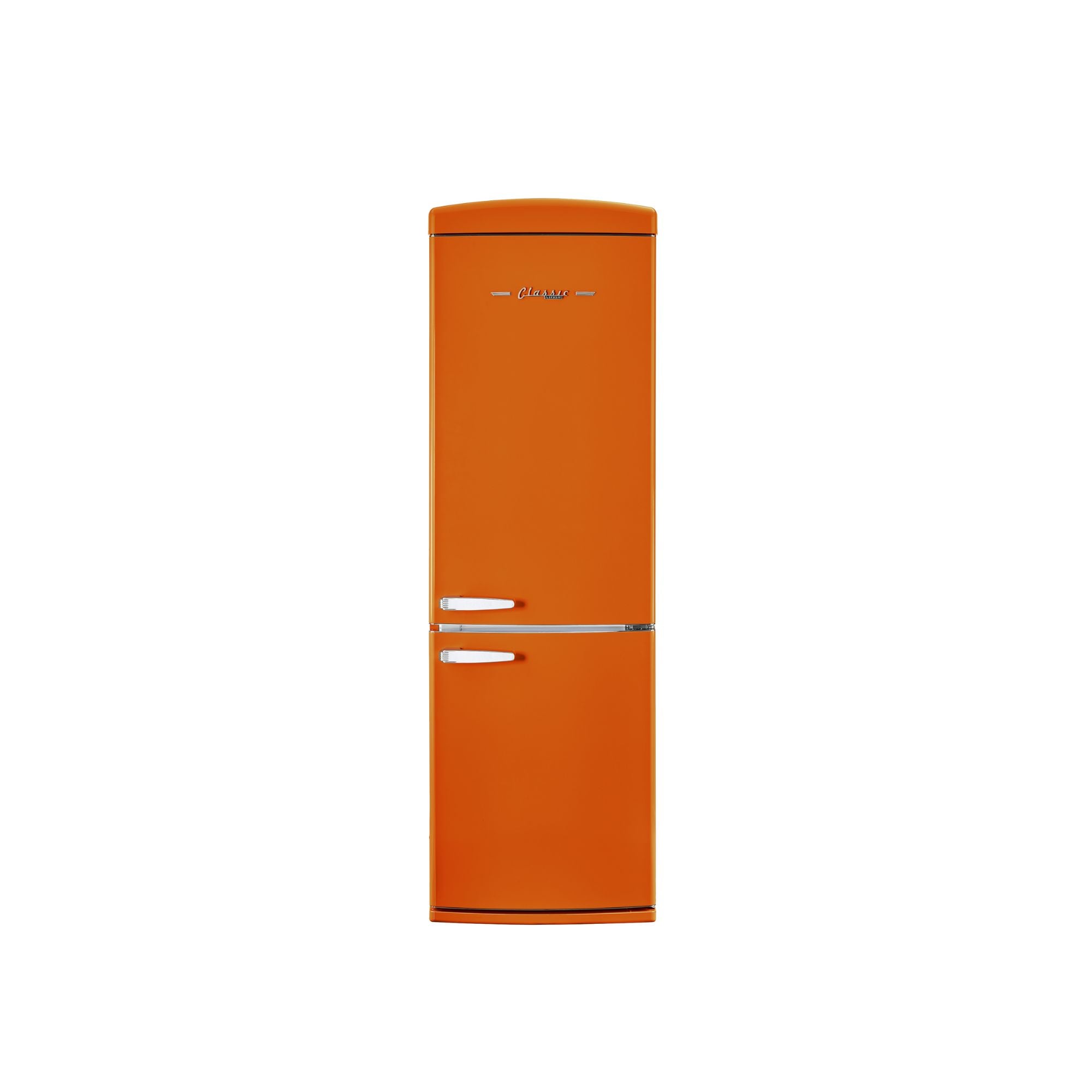 UNIQUE UGP-340L O AC Classic Retro 12-cu ft Counter-Depth 24-in Wide Bottom-Freezer Refrigerator Orange Creamsicle ) Garage Ready ENERGY STAR Certified