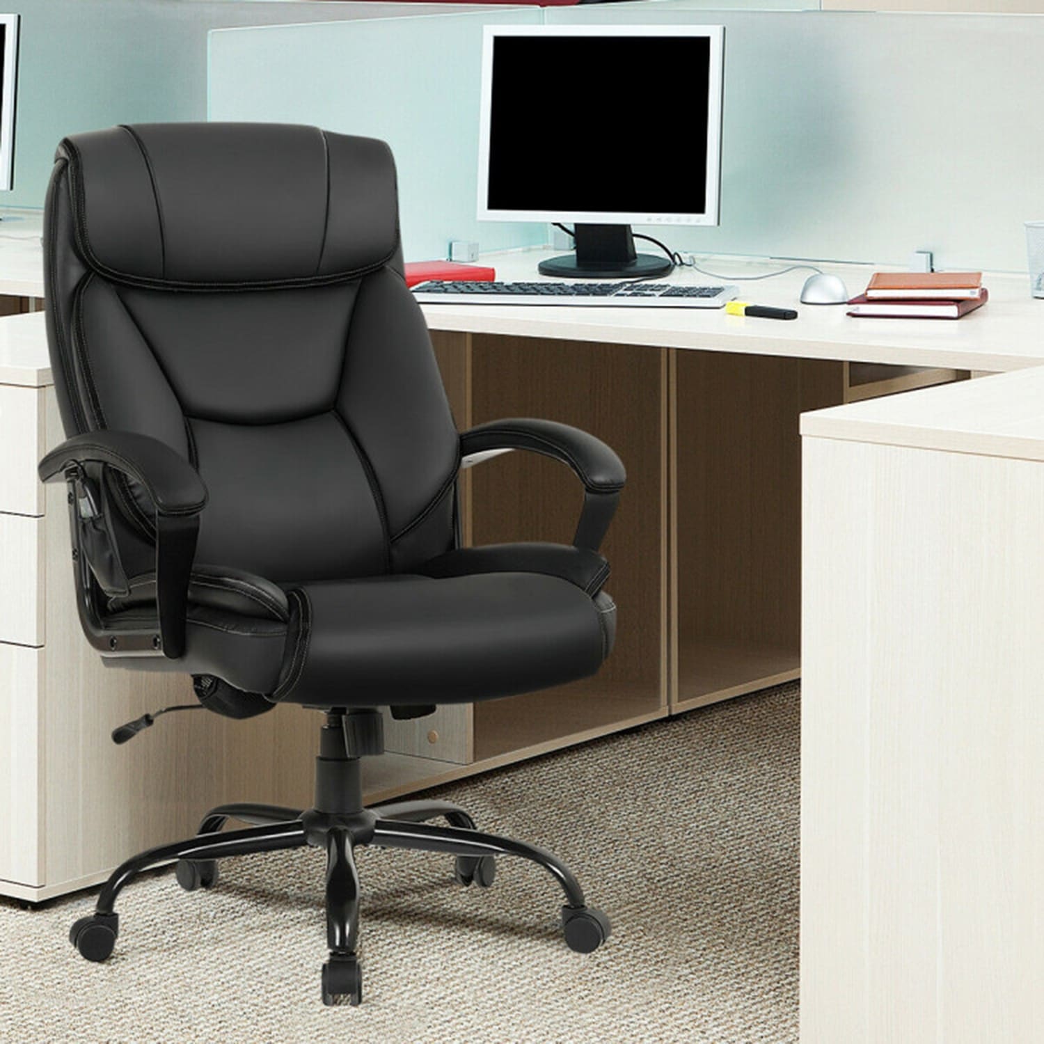 GZMR WF01-GC-V19-BK Office-Chairs - View #3