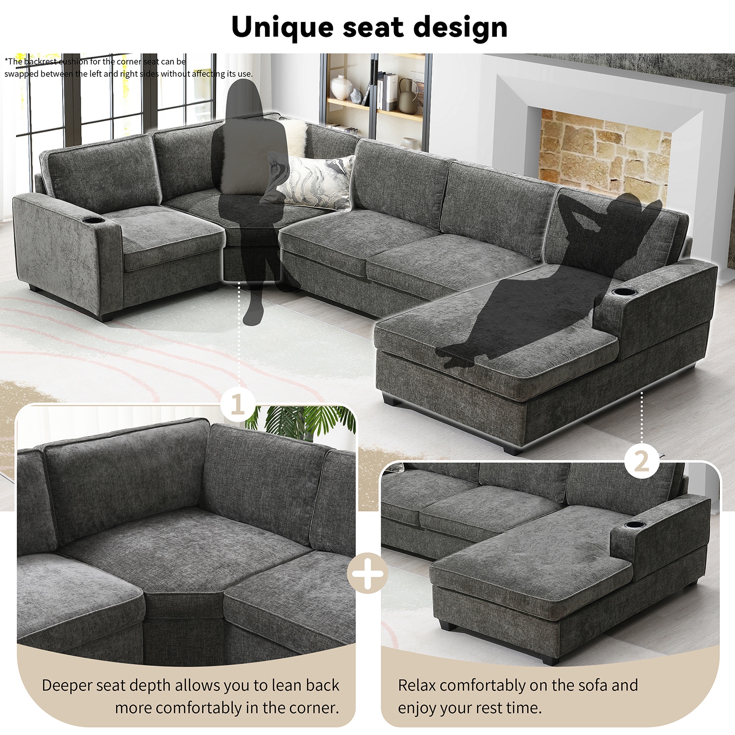 GZMR GZ-GN3614L Sofas-Loveseats - View #7