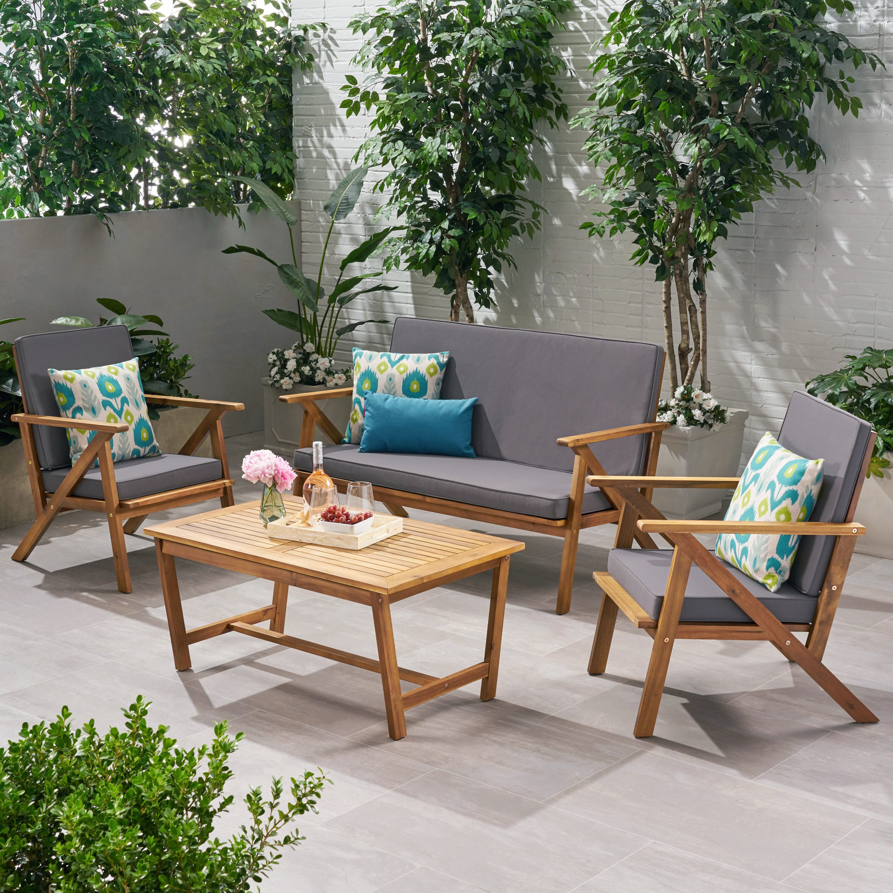AHIOU HOME ZAAHG-59411SF Patio-Conversation-Sets - View #3