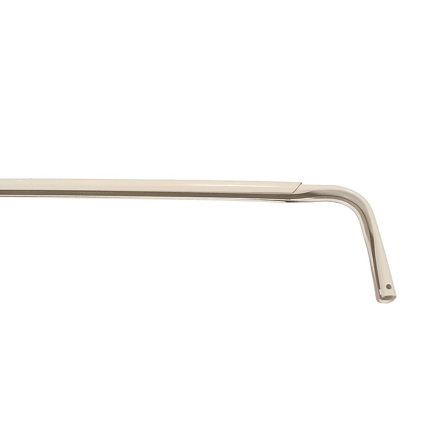 Project Source 84-in To 120-in White Steel Single Curtain Rod Project Source 84-in To 120-in White Steel Single Curtain Rod