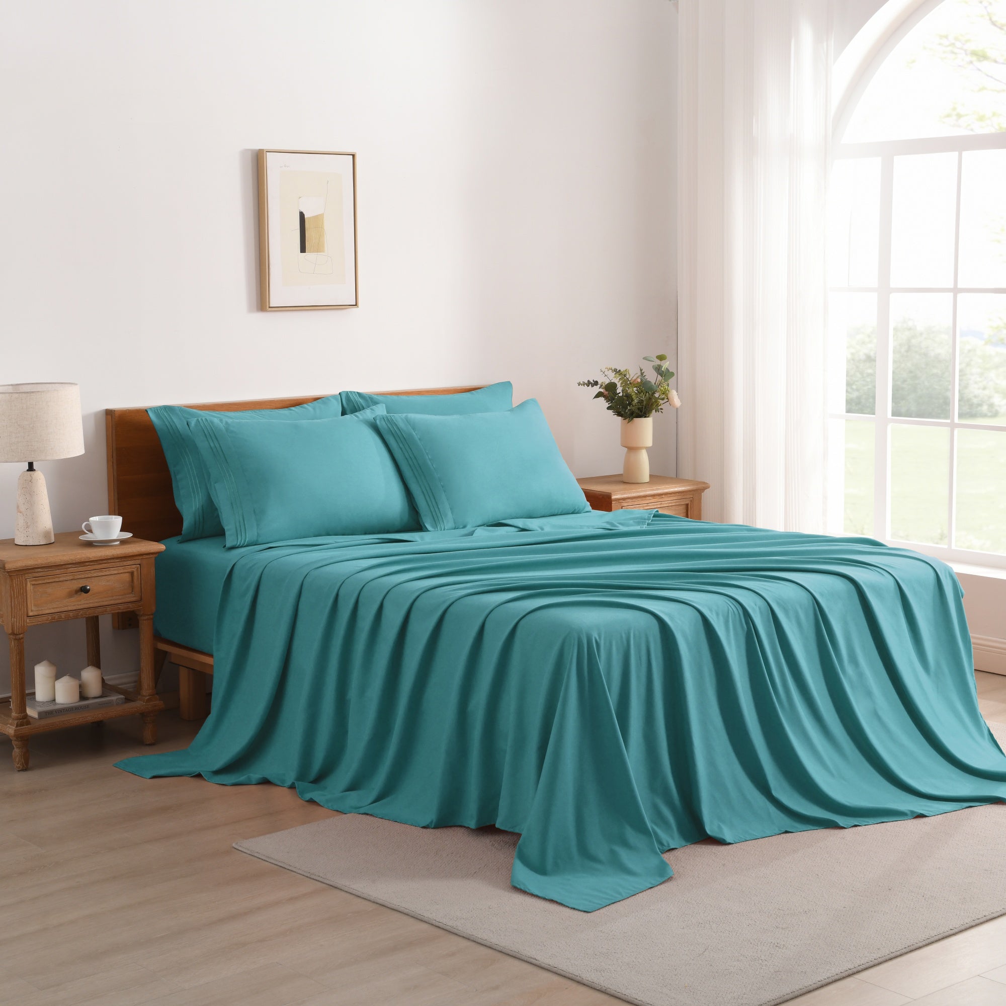 MarCielo S4PCS T TEAL Sheet-Sets - View #3