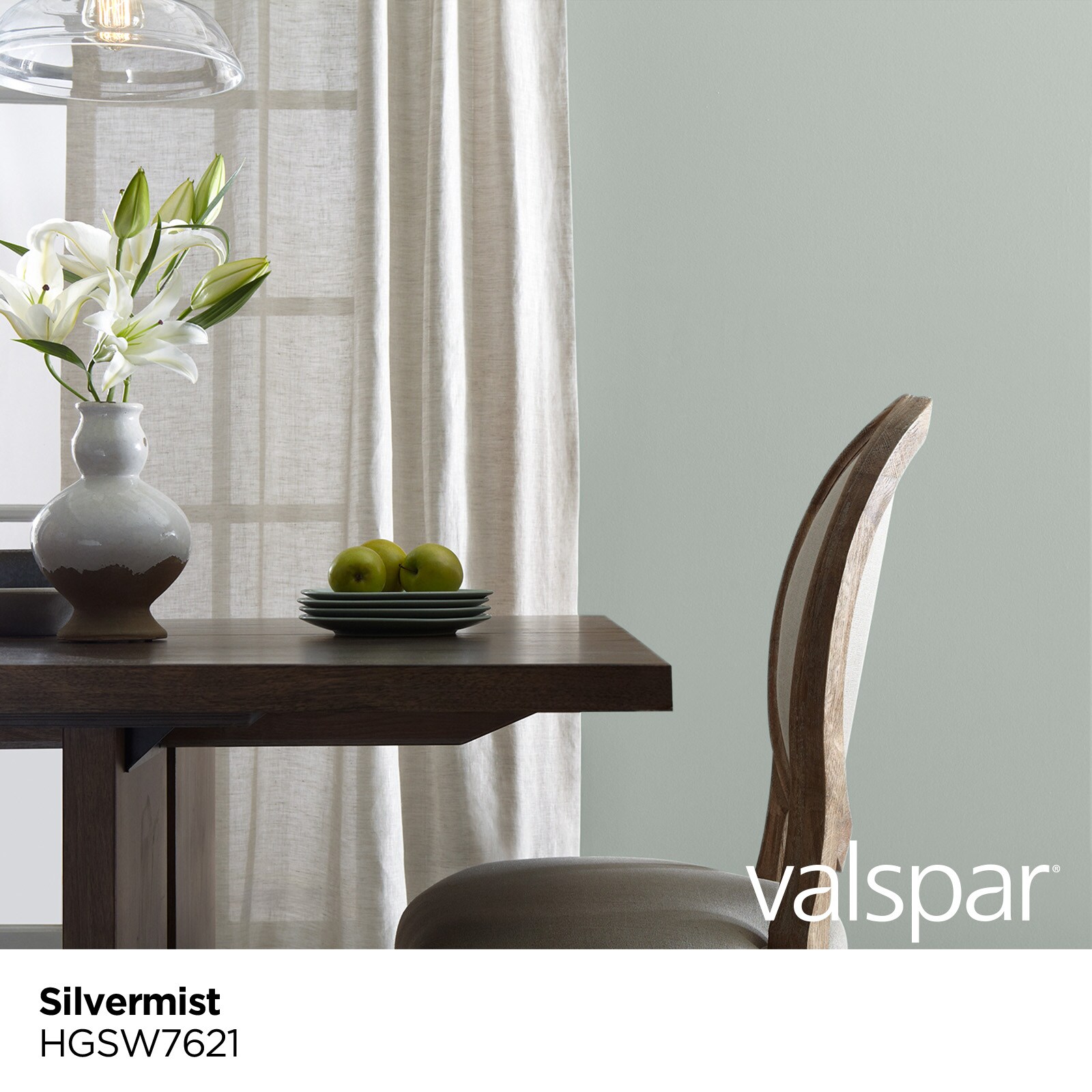 Valspar Ultra Flat Silvermist Hgsw7621 Latex Interior Paint +