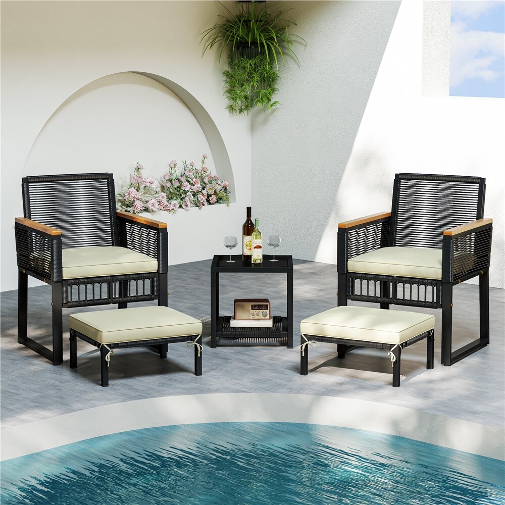 Yaheetech LS6DEM0001 Patio-Conversation-Sets - View #2