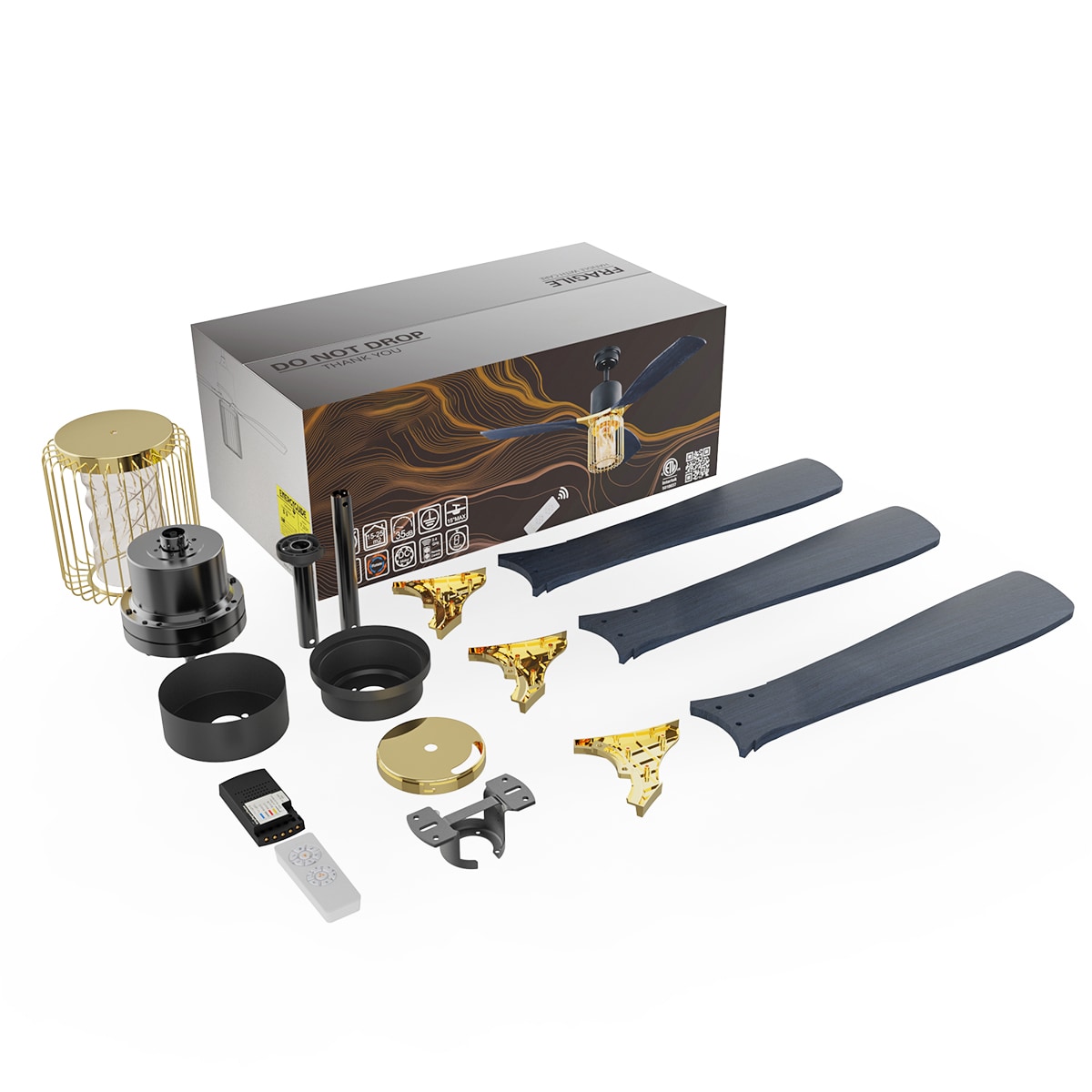 ExBrite LWYFZPFL5206B Ceiling-Fans - View #7