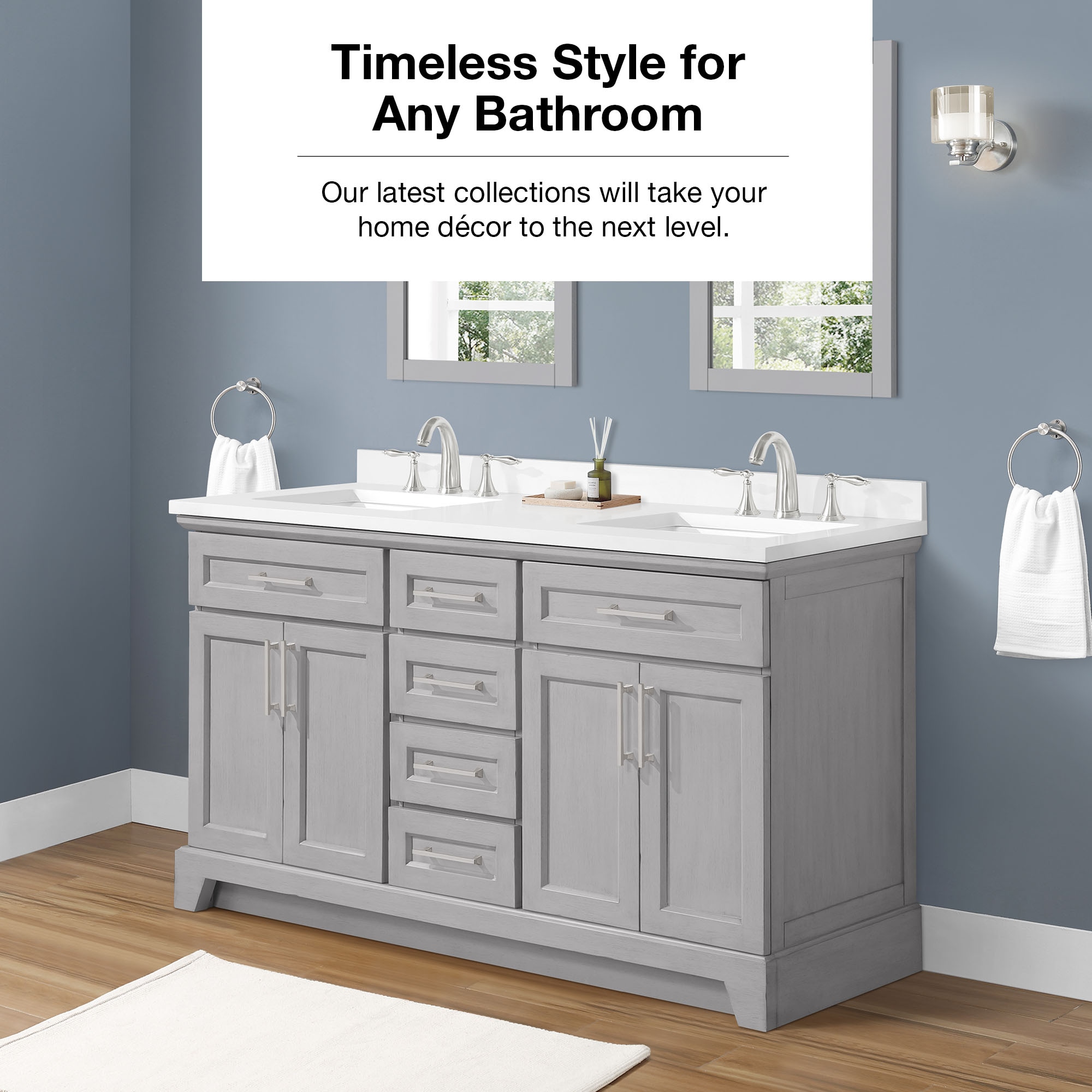 allen + roth FELIX-60VG Bath-Vanity-Combo - View #12