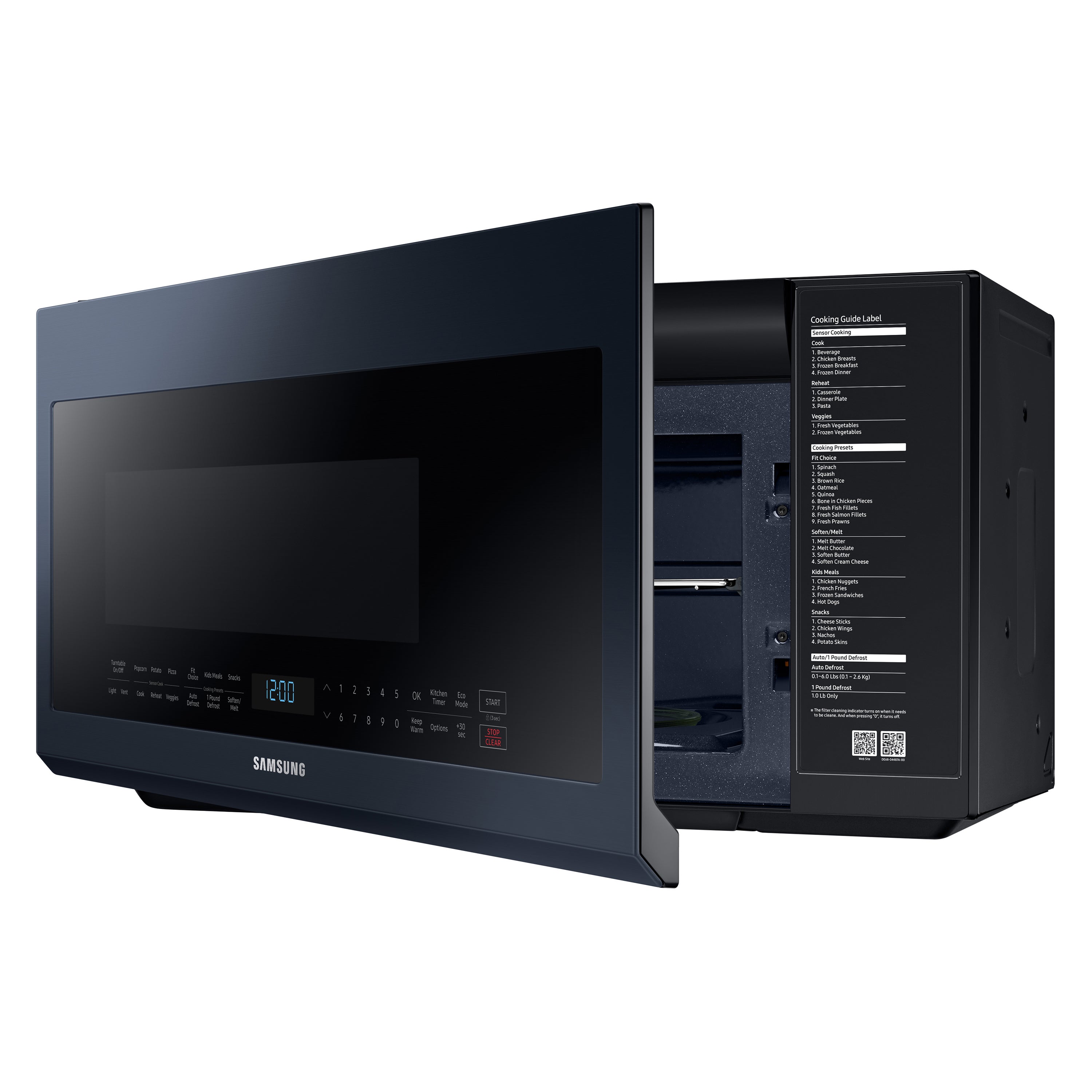 Samsung 1.7-cu ft 1000-Watt Over-the-Range Microwave (Fingerprint