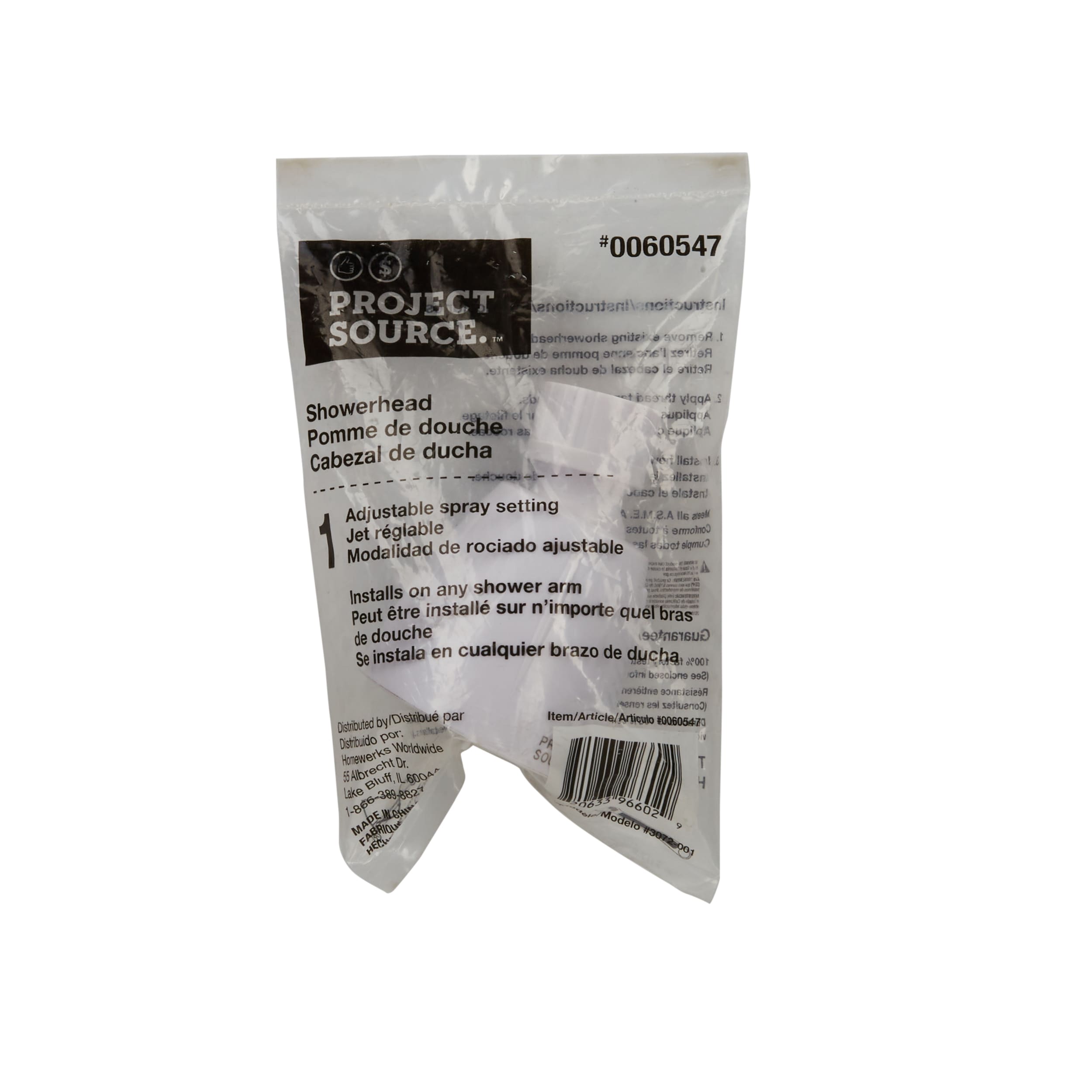 Project Source 3072-001 Fixed-Showerhead - View #5