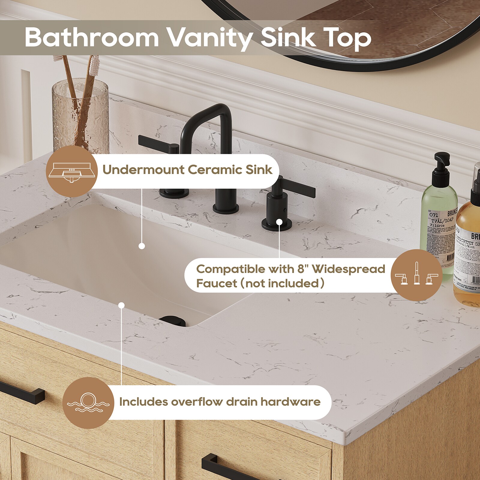 DELUXE LIVING V0061 Bath-Vanity-Combo - View #8