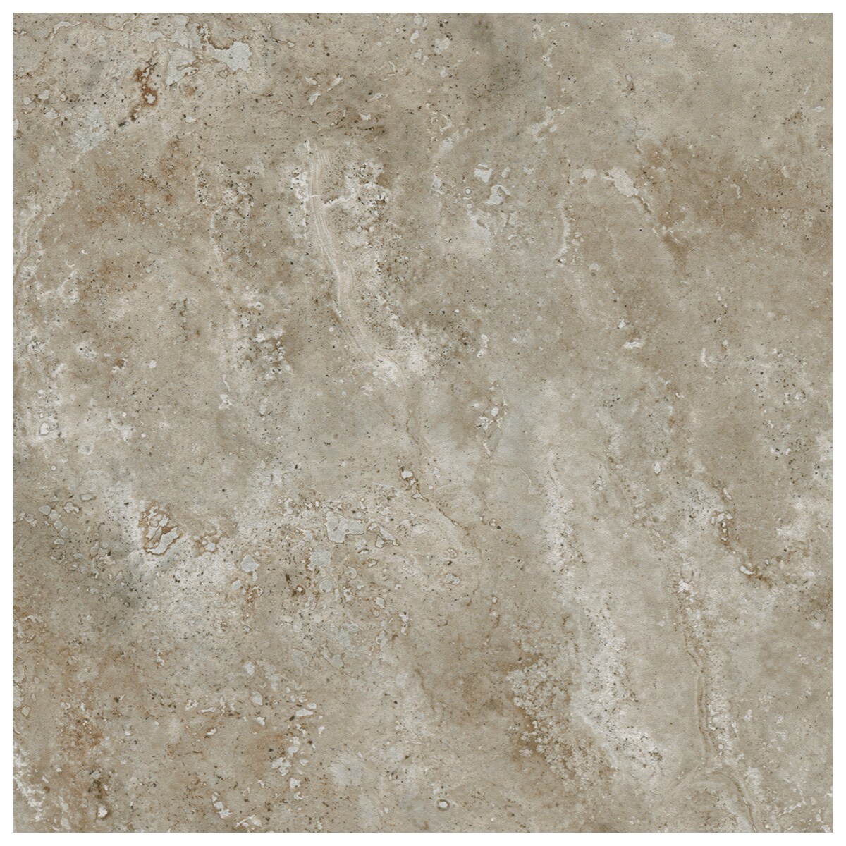 American Olean EL9113131P6 Stone Claire 14-Pack Ashen 13-in x 13-in Glazed Porcelain Tile