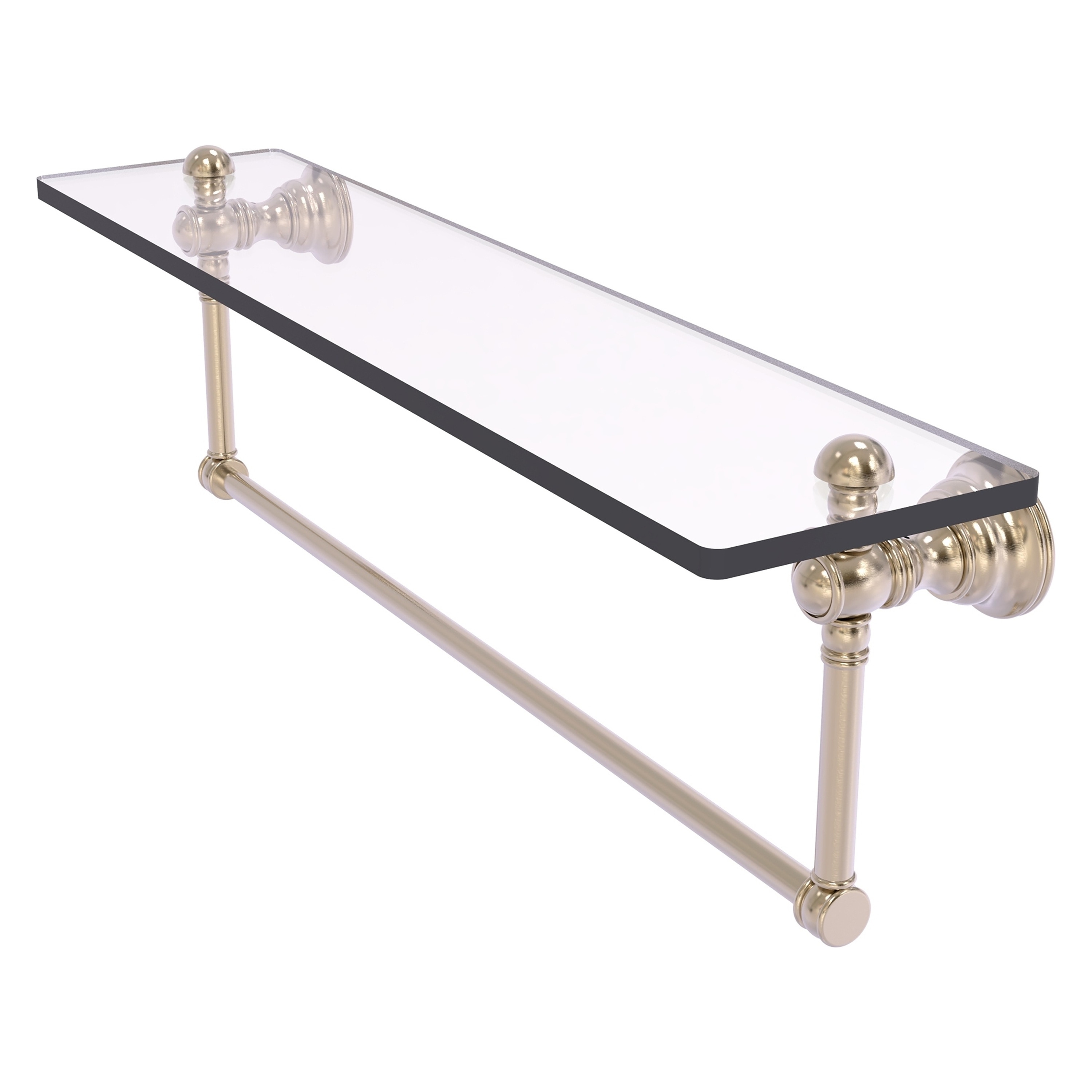 Allied Brass CL-1-22TB-PEW Carolina Antique Pewter Wall mount Bathroom Shelf ( 22-in x 7-in x 5-in )