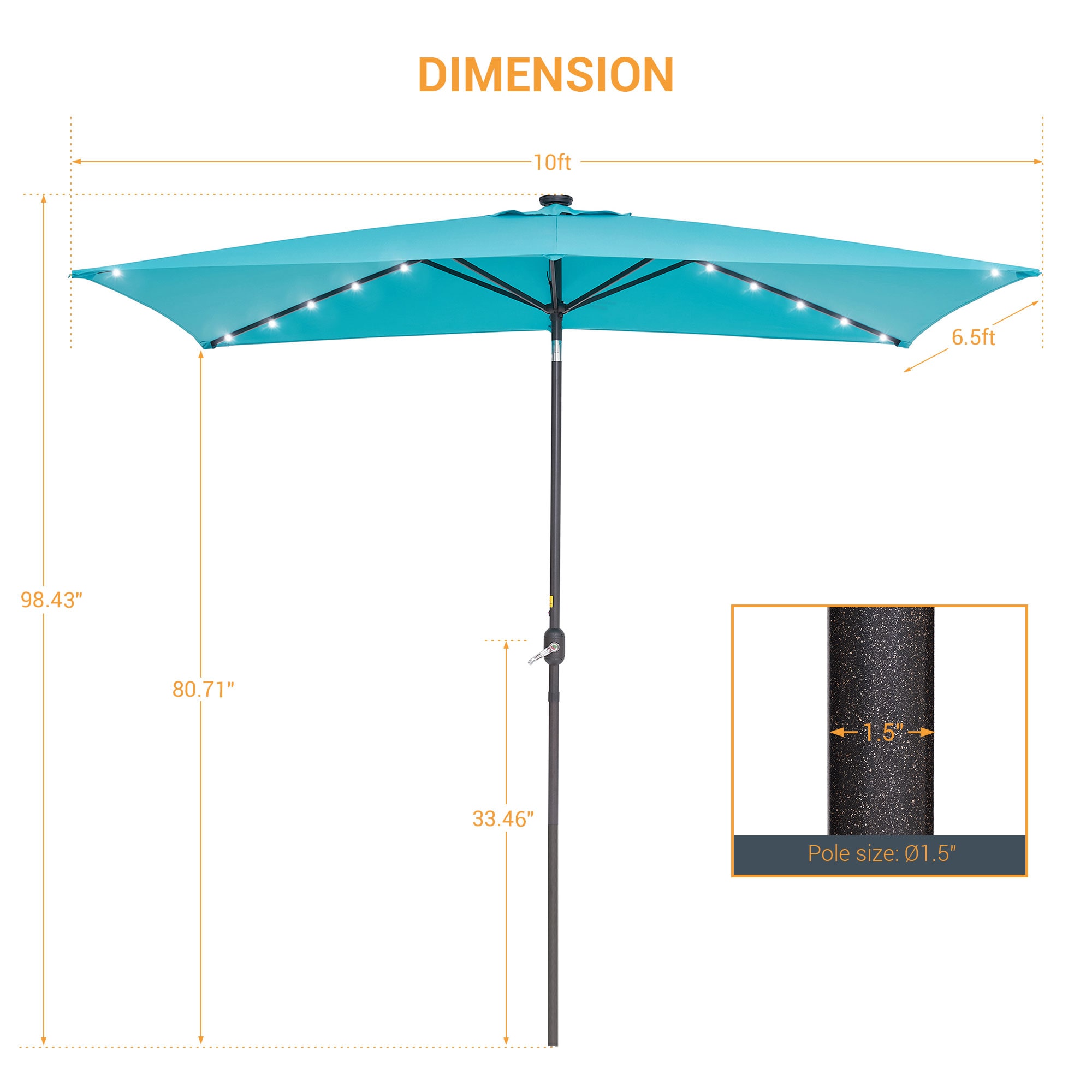ACEGOSES LW-RLED16LB Umbrellas-2 - View #5