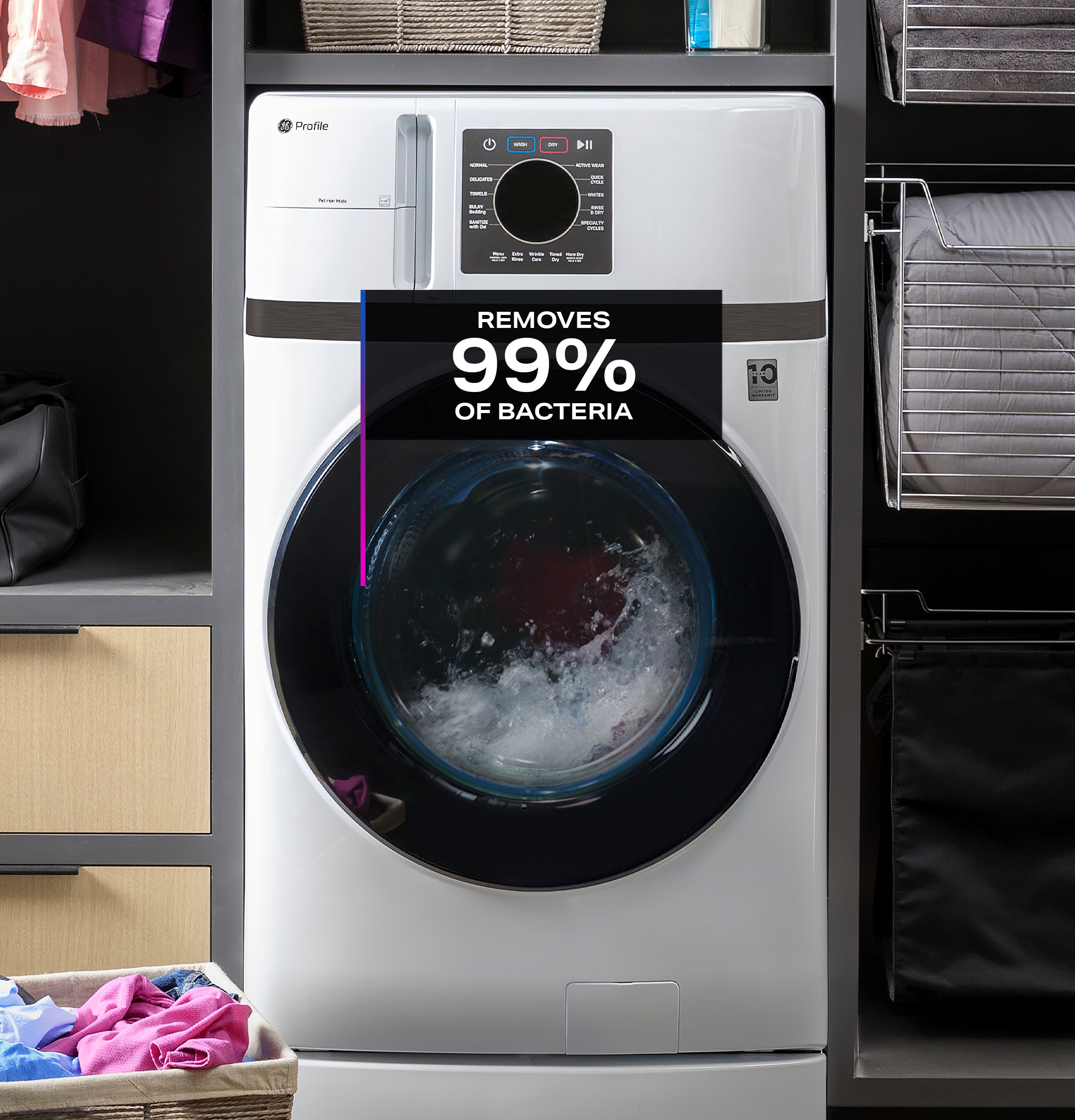 GE PFQ83HSLWWW Combination-Washers-Dryers - View #14