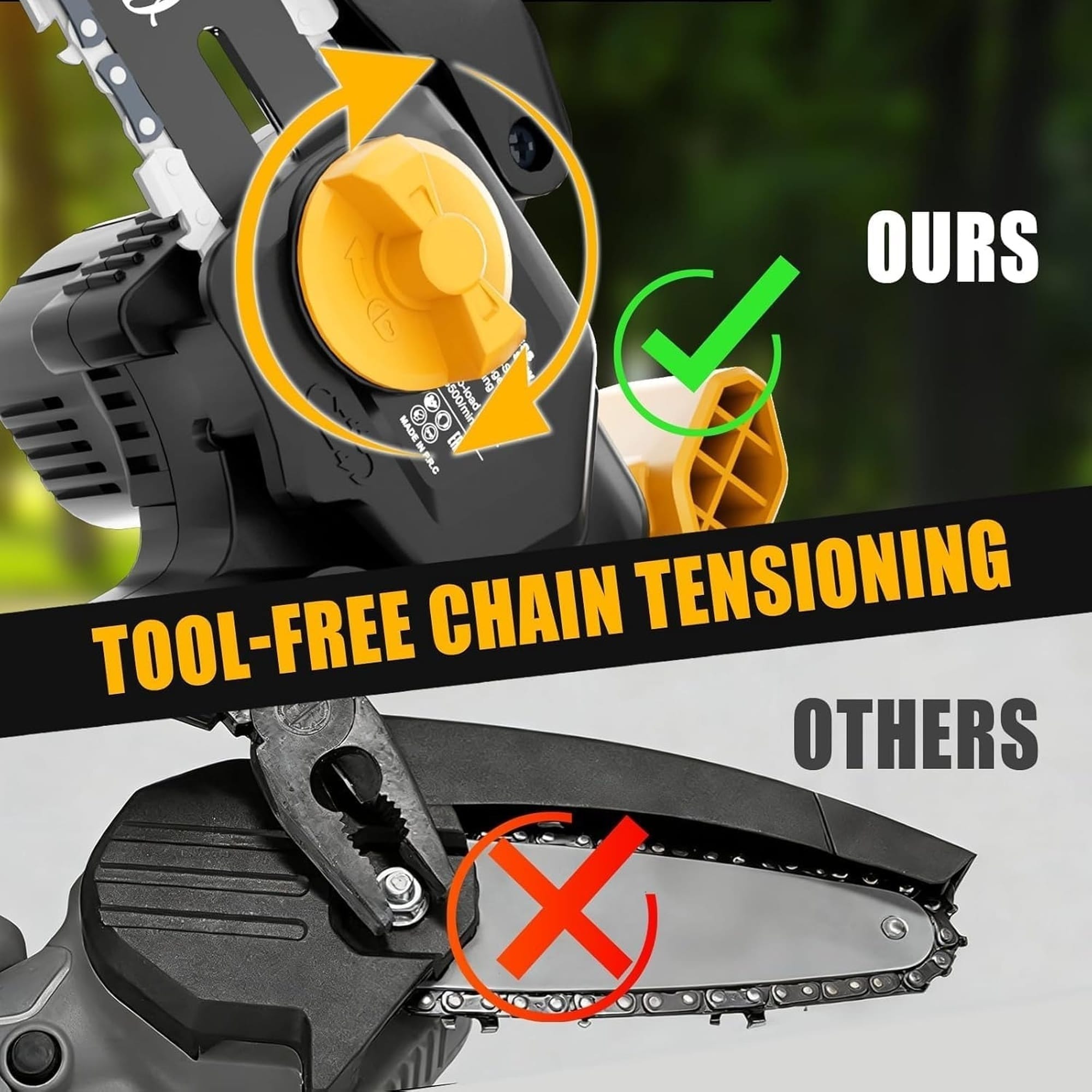 Angel Sar L2MJA526CMI08 Cordless-Chainsaw - View #7