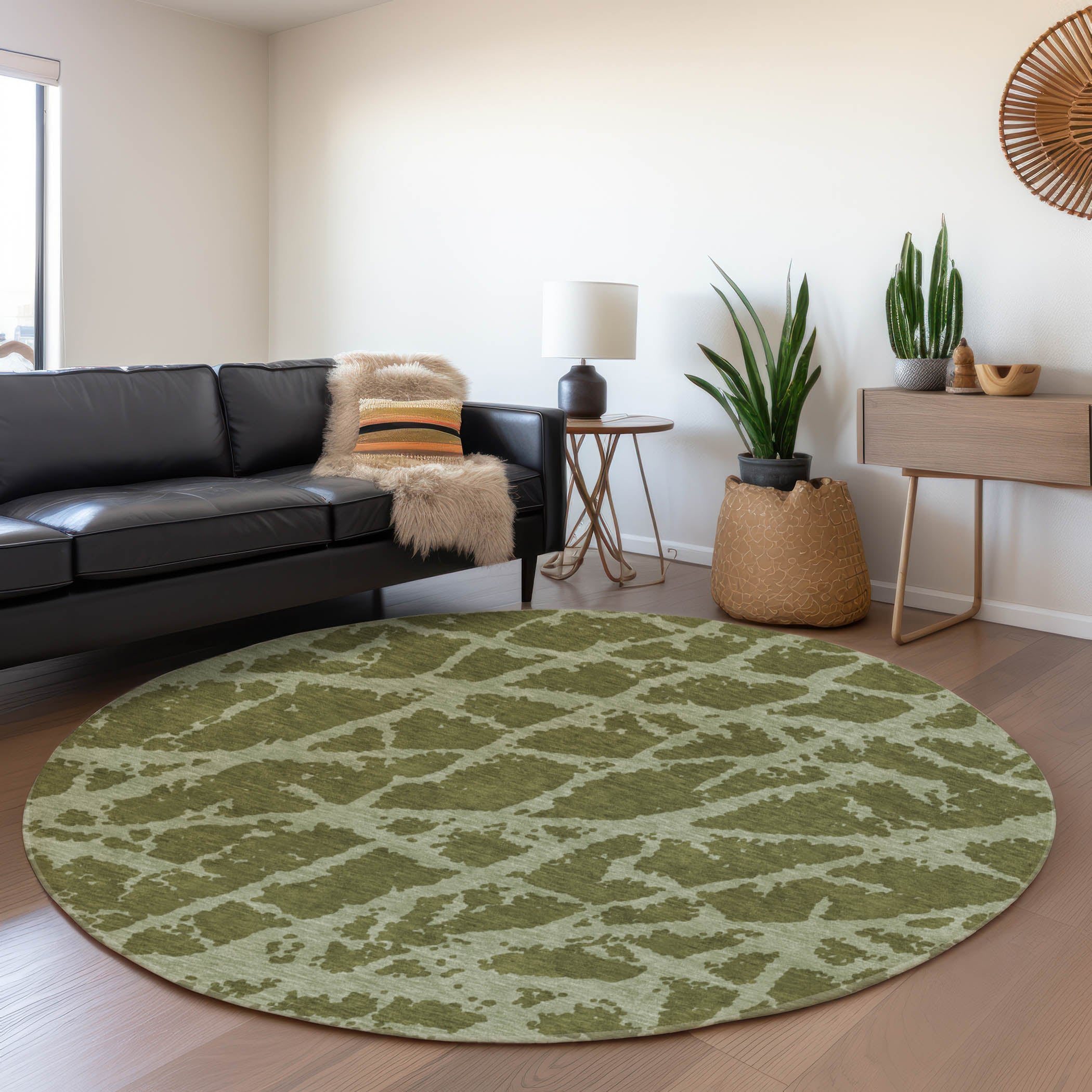 Addison Rugs AMF518BR8X10 Mayfield AMF518BR 8 x 10 (ft) Loomed Polyester Brown Rectangular Indoor Abstract Machine washable Area rug