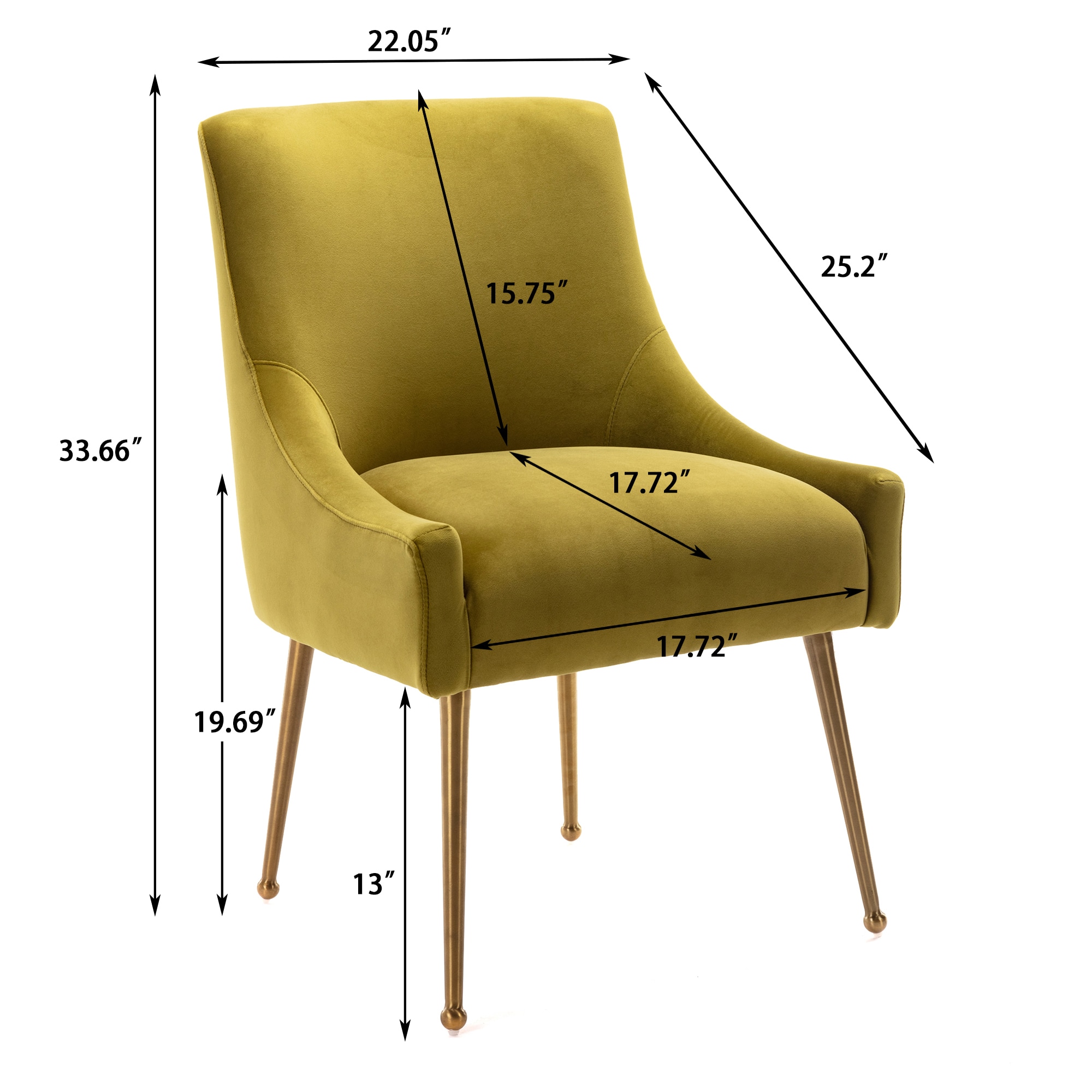Clihome BB-WF-633AAC Dining-Chairs - View #2