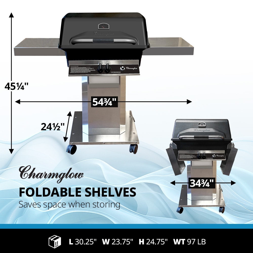 Charmglow CHRM40SS-P Gas-Grill - View #3