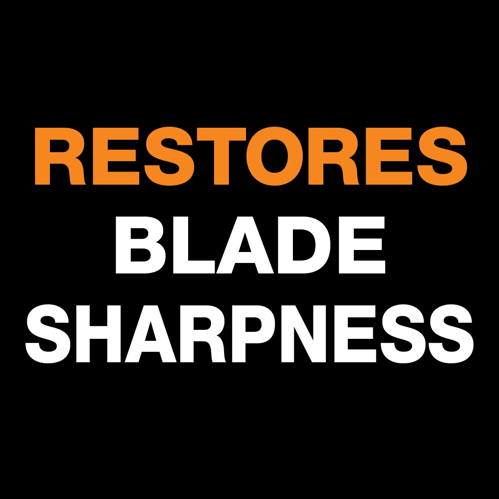 Fiskars XSharp Axe and Knife Sharpener Ceramic Sharpening Stone Fiberglass  Reinforced Plastic Black Orange Case