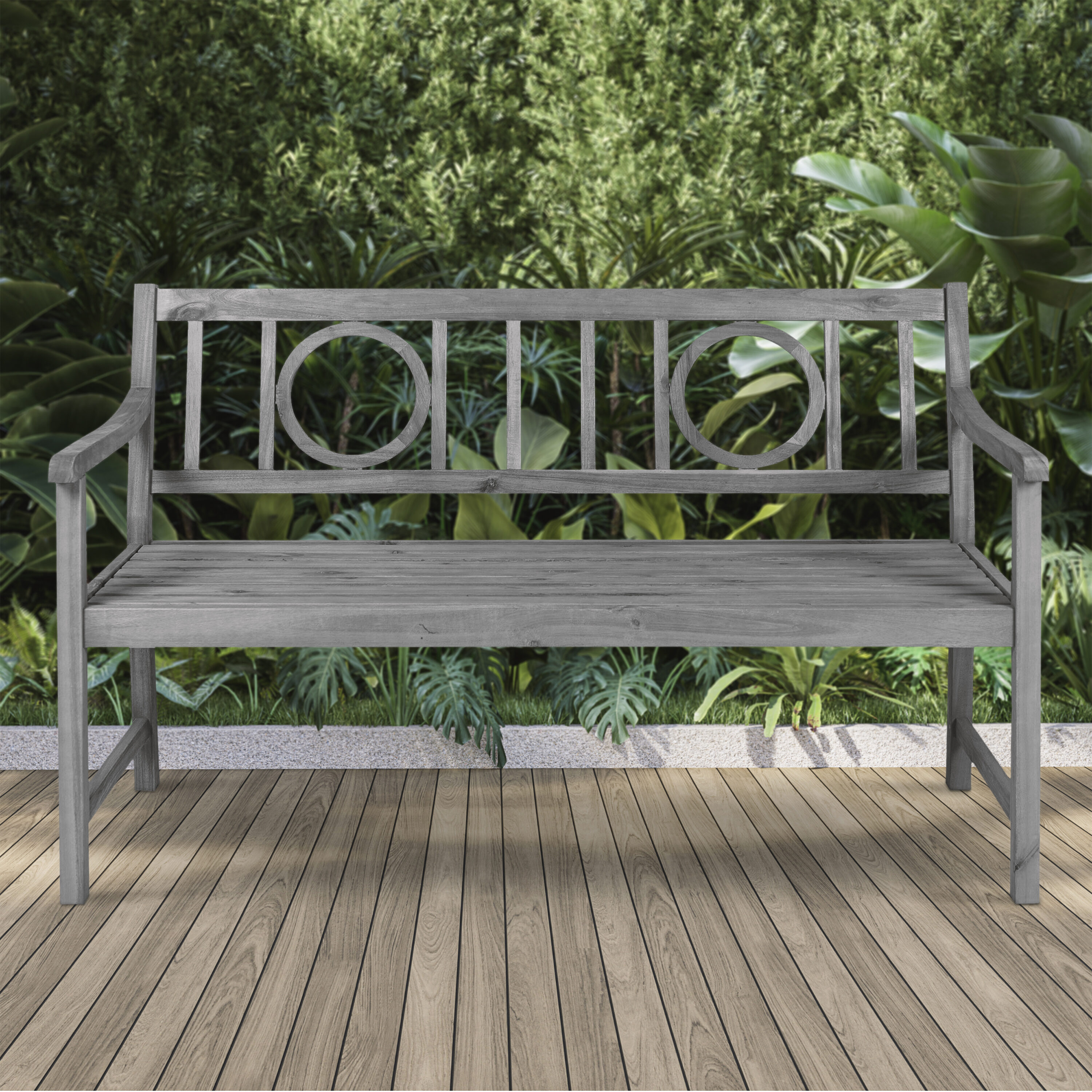 Modern farmhouse outdoor deals bench