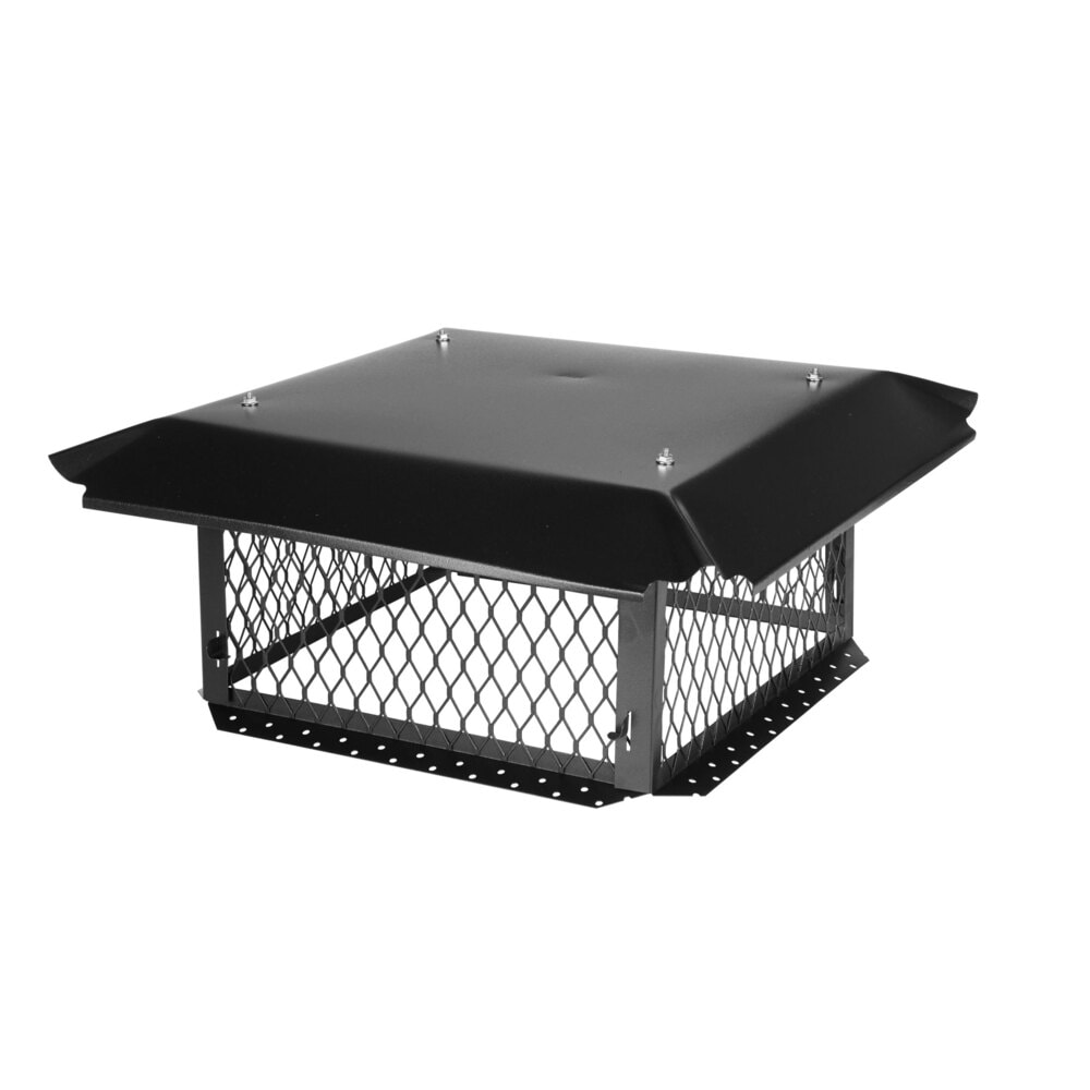 HY-C BBT1717 17-in W x 17-in L Black Galvanized steel Square Chimney Cap