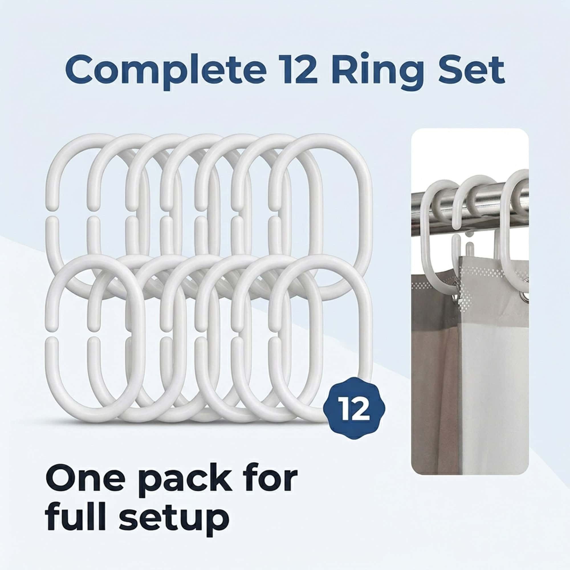 EVIDECO FRENCH HOME GOODS 2200100 Shower-Rings-Hooks - View #3