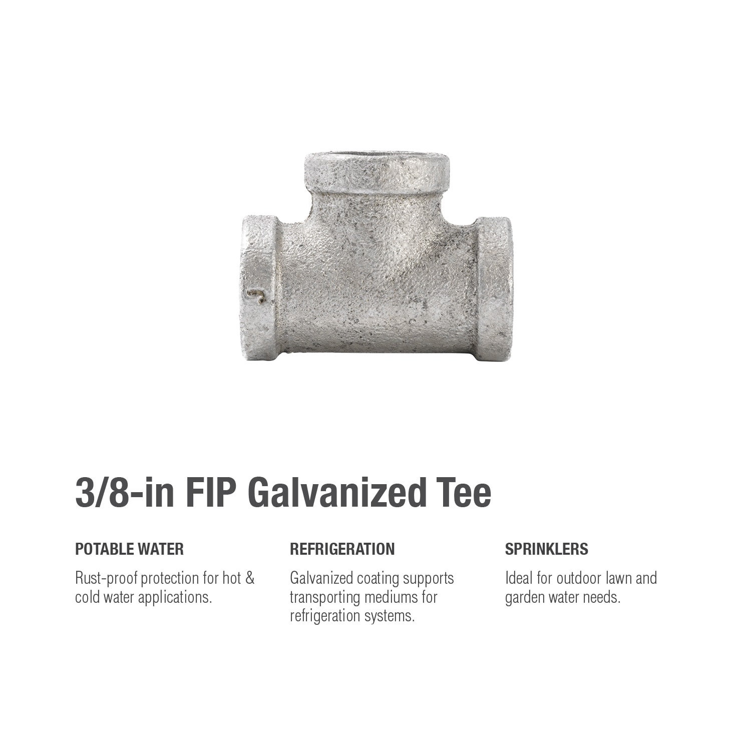 RELIABILT 60402 Galvanized-Fittings - View #5