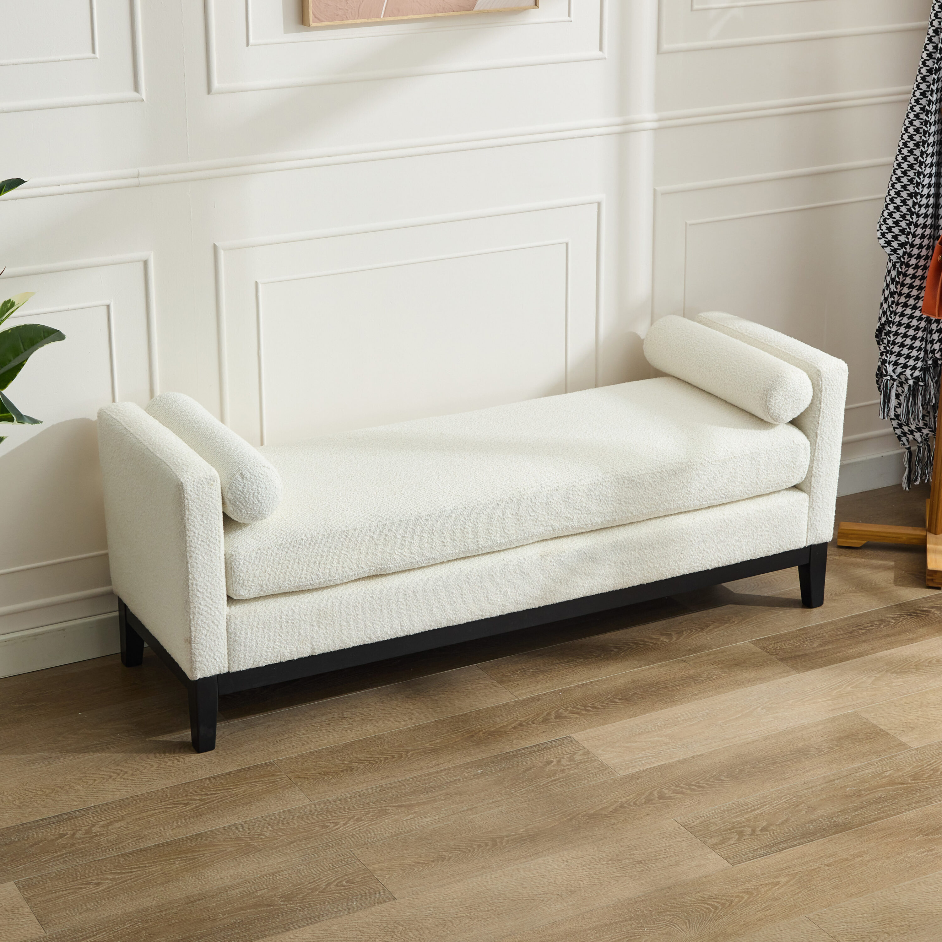 Hrinhom HC-W4002-IVORY bench - View #2