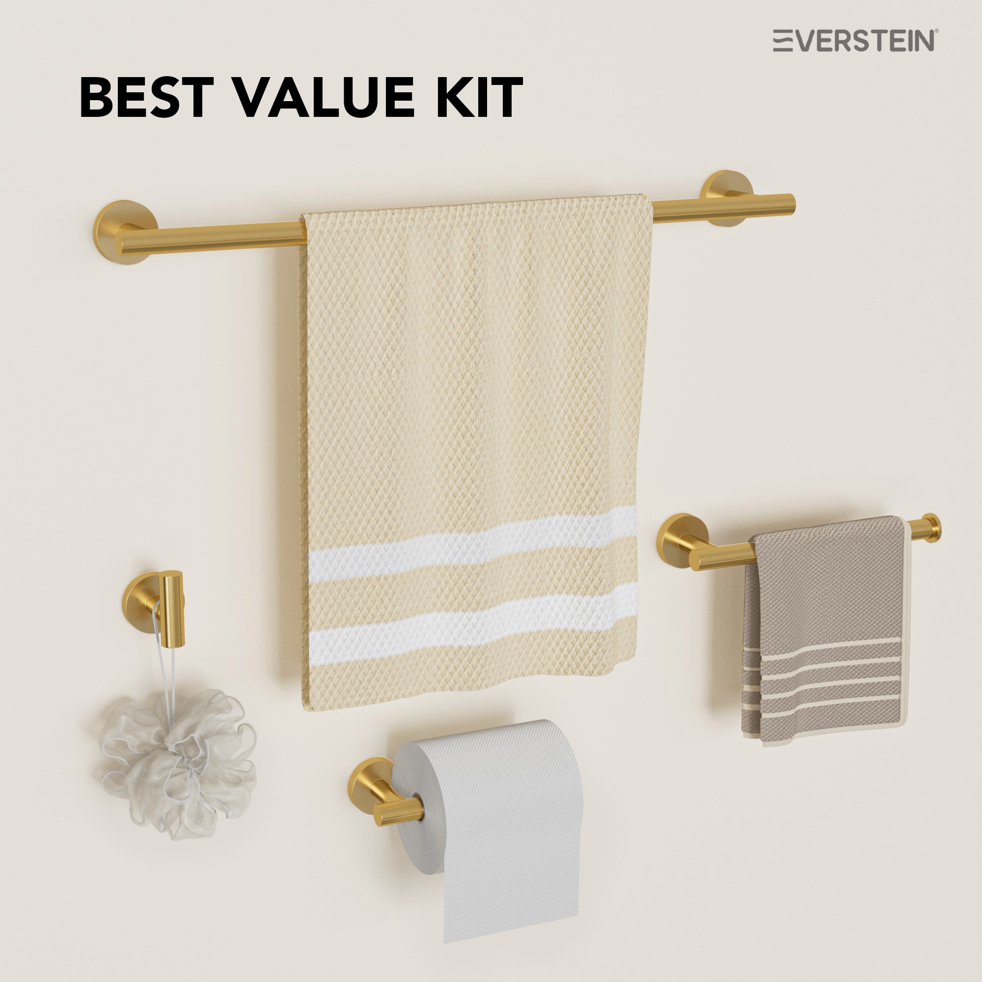 EVERSTEIN Q-830-OTOP Decorative-Bath-Hardware-Kits - View #2