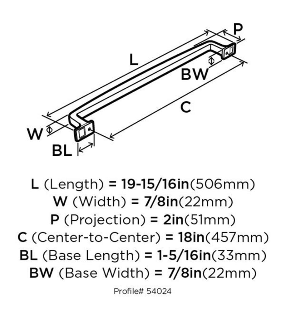 Amerock BP54024ORB Cabinet-Pulls - View #6
