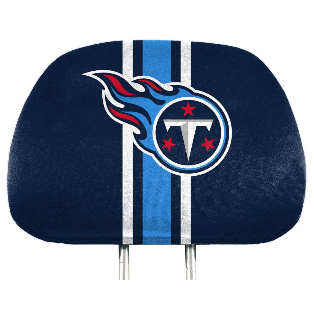 FANMATS NFL- Tennessee Titans 2 Piece Color Head Rest Cover Set at