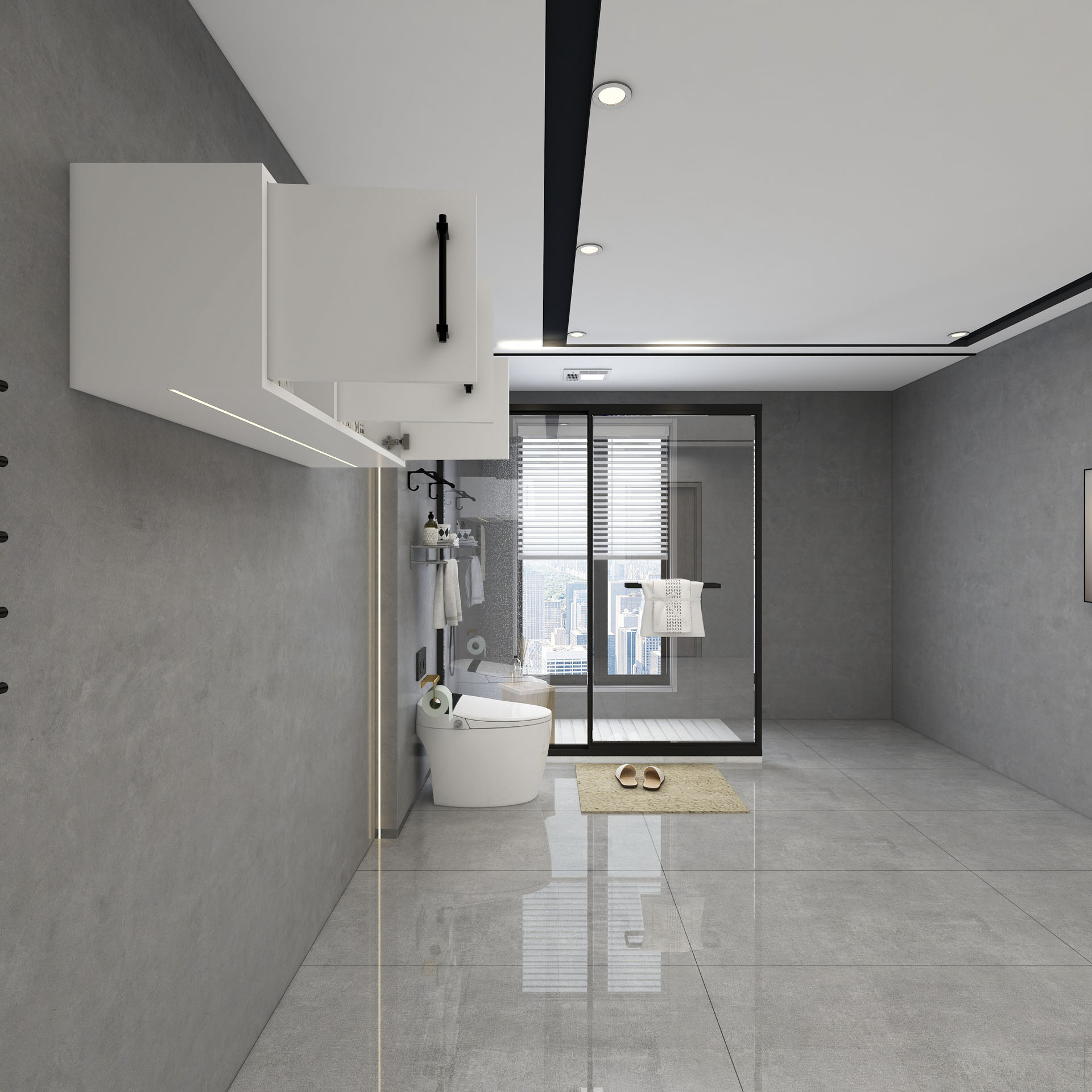 BV Better Vanity VICTORIA42LTC-GW Bathroom-Wall-Cabinets - View #7