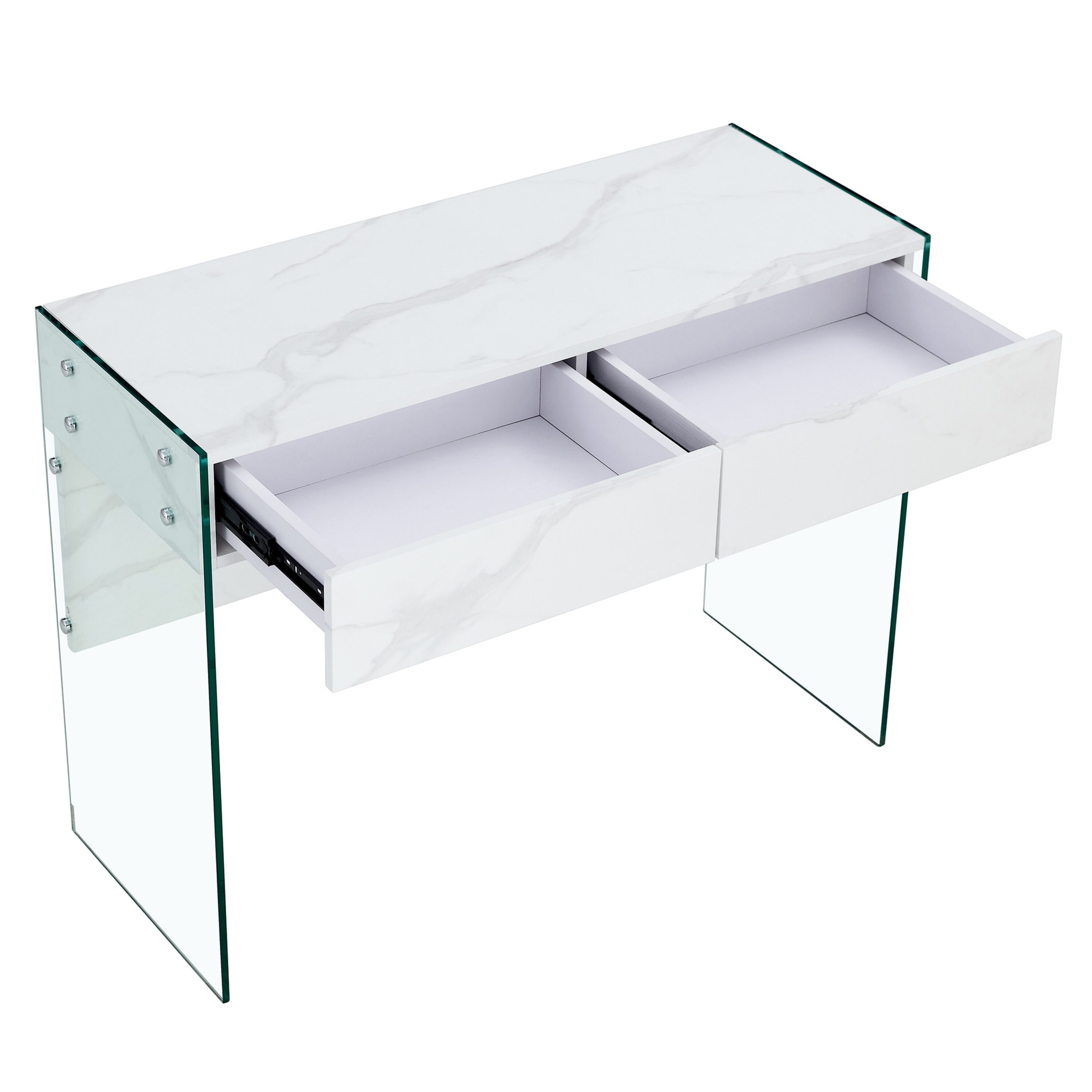 Maocao Hoom JL4130122 39.3-in White Modern/Contemporary Writing desk