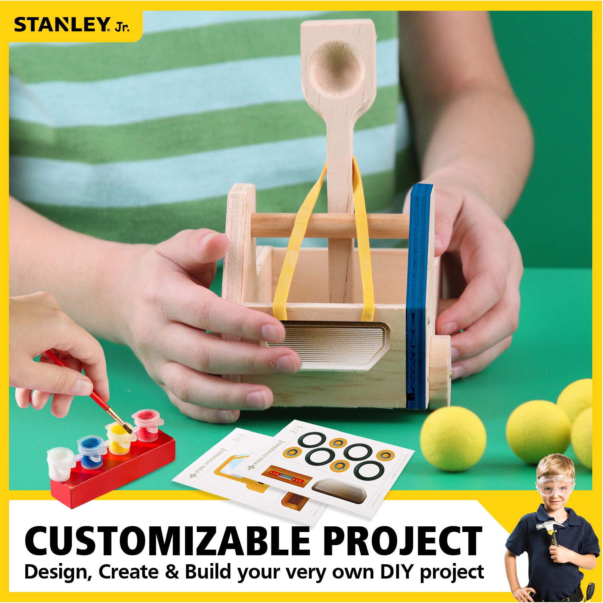 Stanley Jr. OLJK005-SY Kids-Woodworking-Project-Kits - View #6