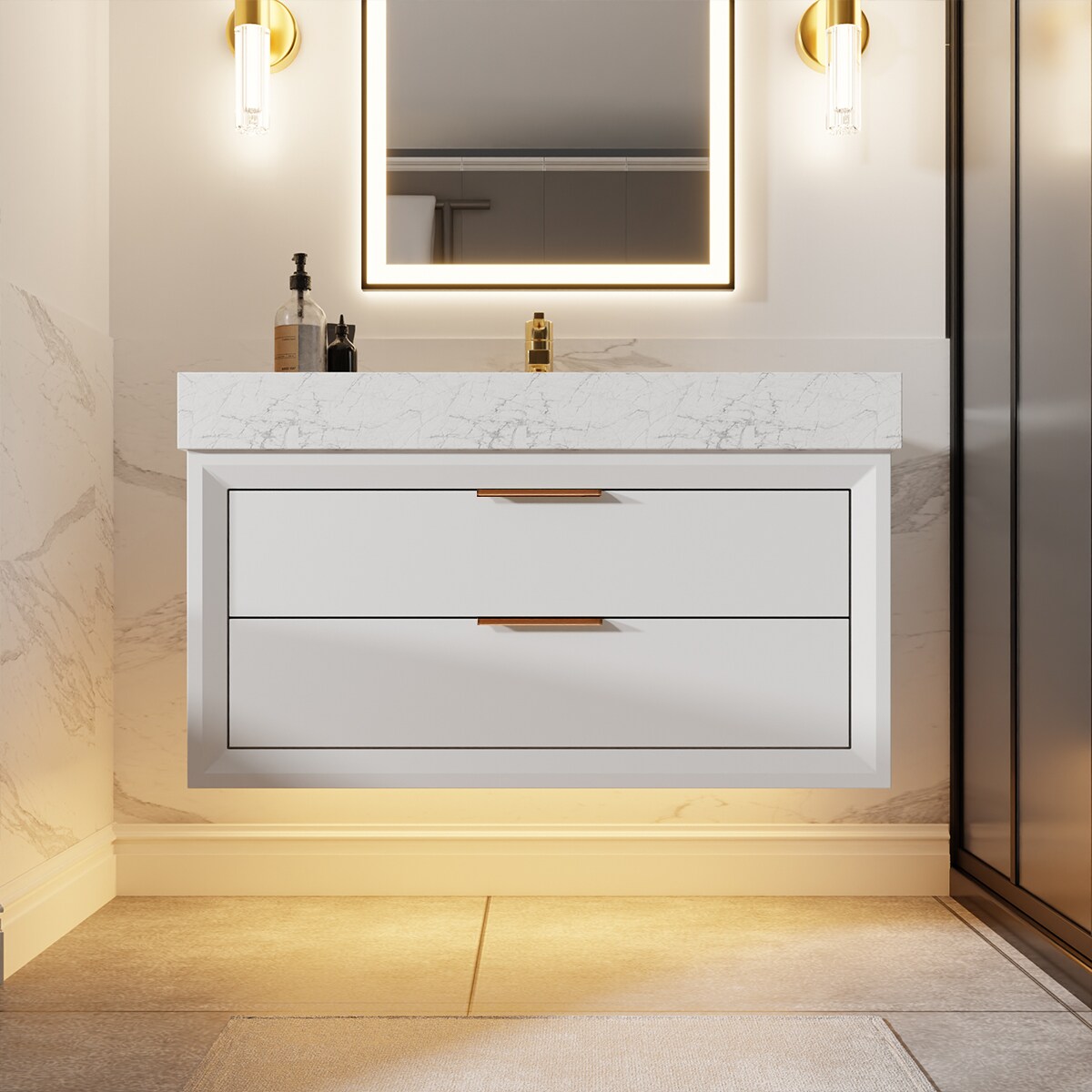 ExBrite XB3621V8WH Bath-Vanity-Combo - View #7