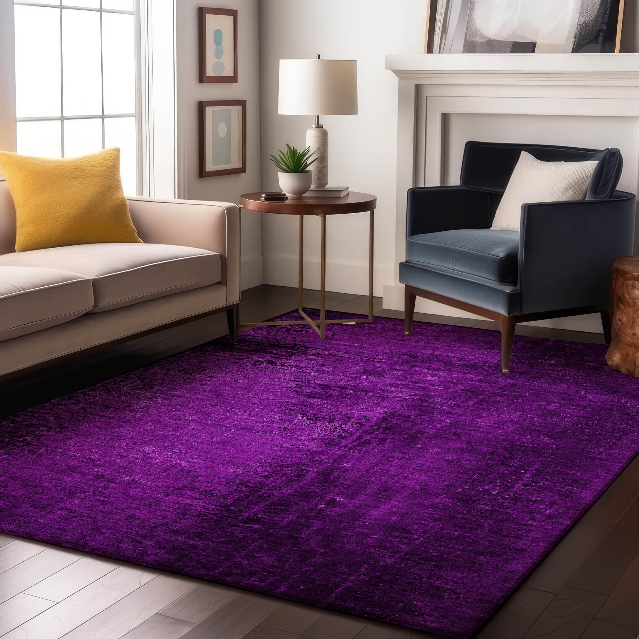 Addison Rugs AMF542GY8RO Mayfield AMF542GY 8 x 8 (ft) Loomed Polyester Gray Round Indoor Geometric Machine washable Area rug