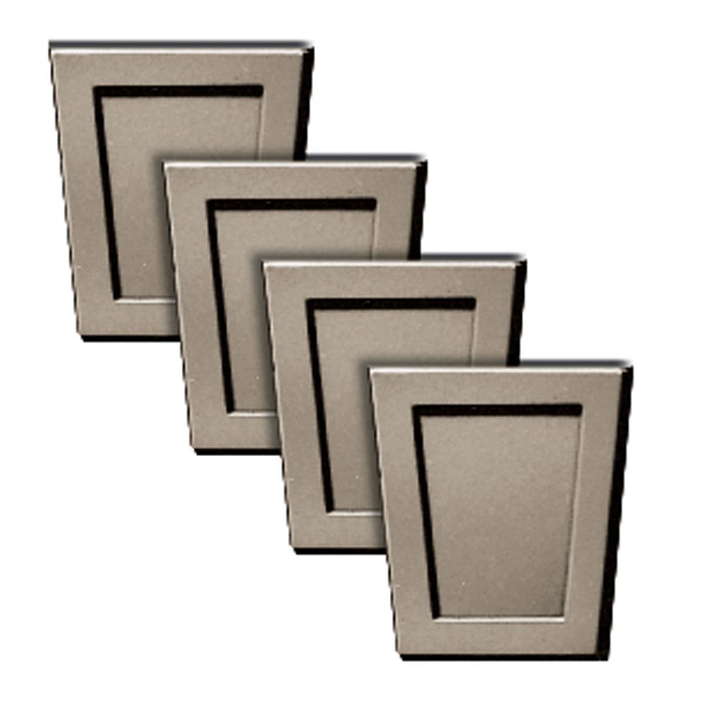 Builders Edge 180020001097 4 -Pack 4-in x 4.5-in Clay Polypropylene Gable Vent Keystones