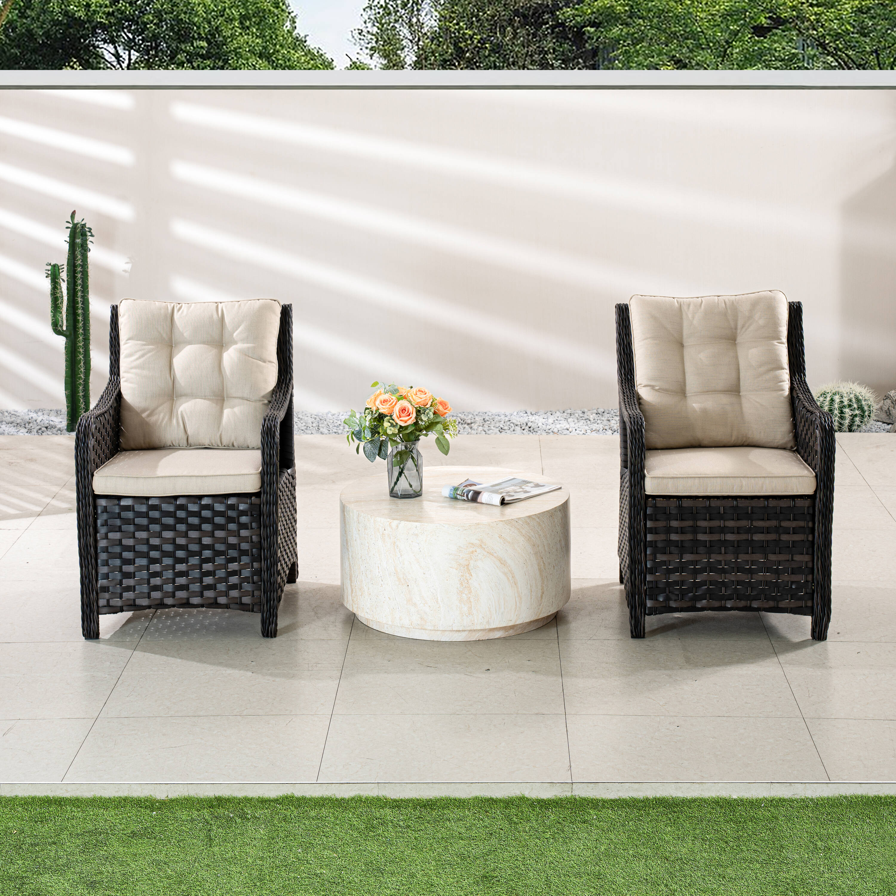 Direct Wicker DWC-240076TA013B Patio-Conversation-Sets - View #3